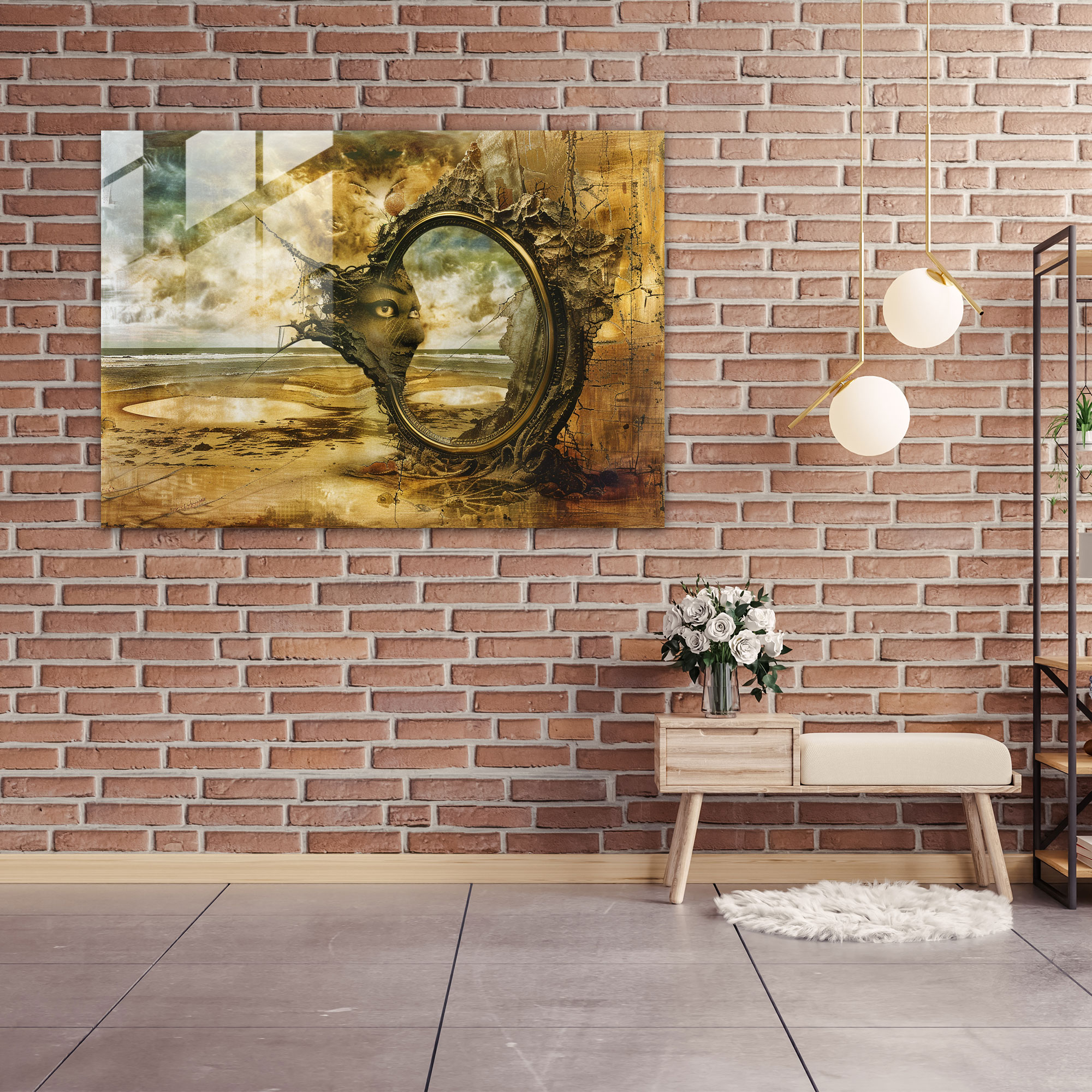 Salvador Dali Wall Decoration - Salvador Dali, Glass Print, Glass Art, Wall Decoration