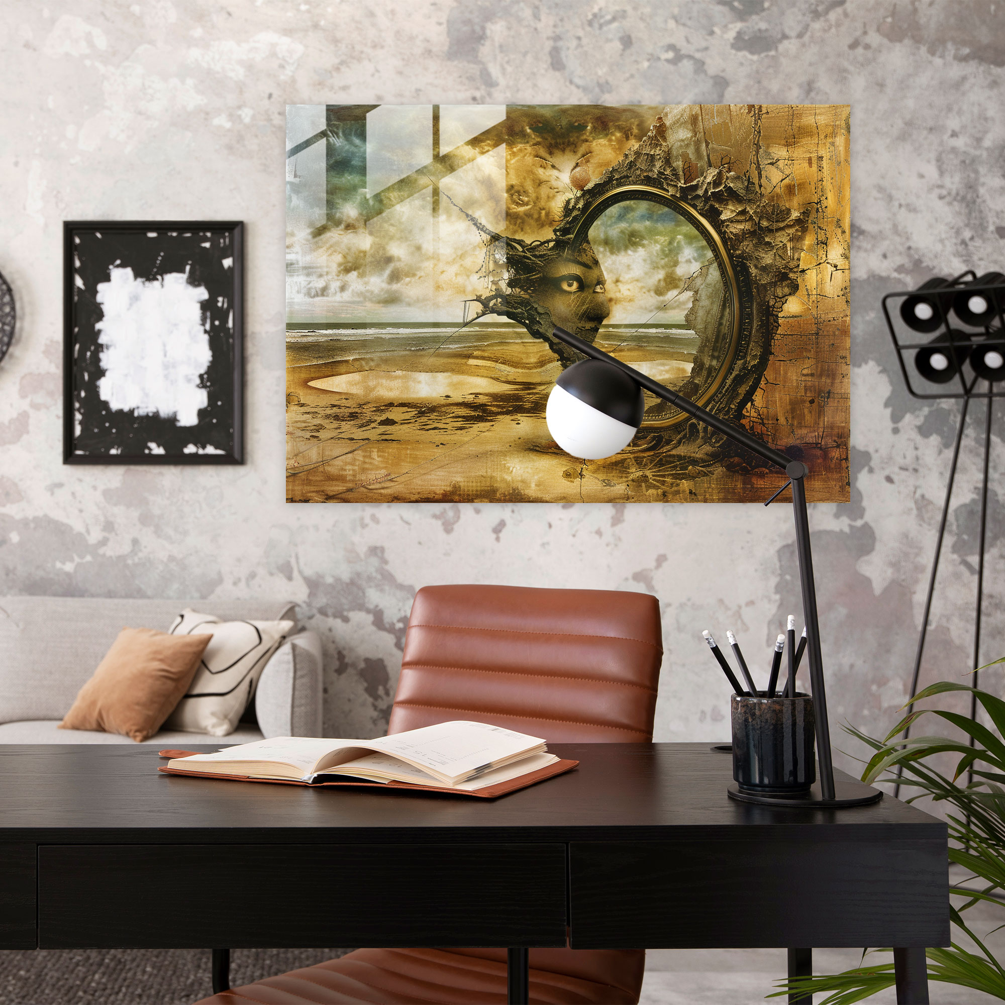Salvador Dali Wall Decoration - Salvador Dali, Glass Print, Glass Art, Wall Decoration