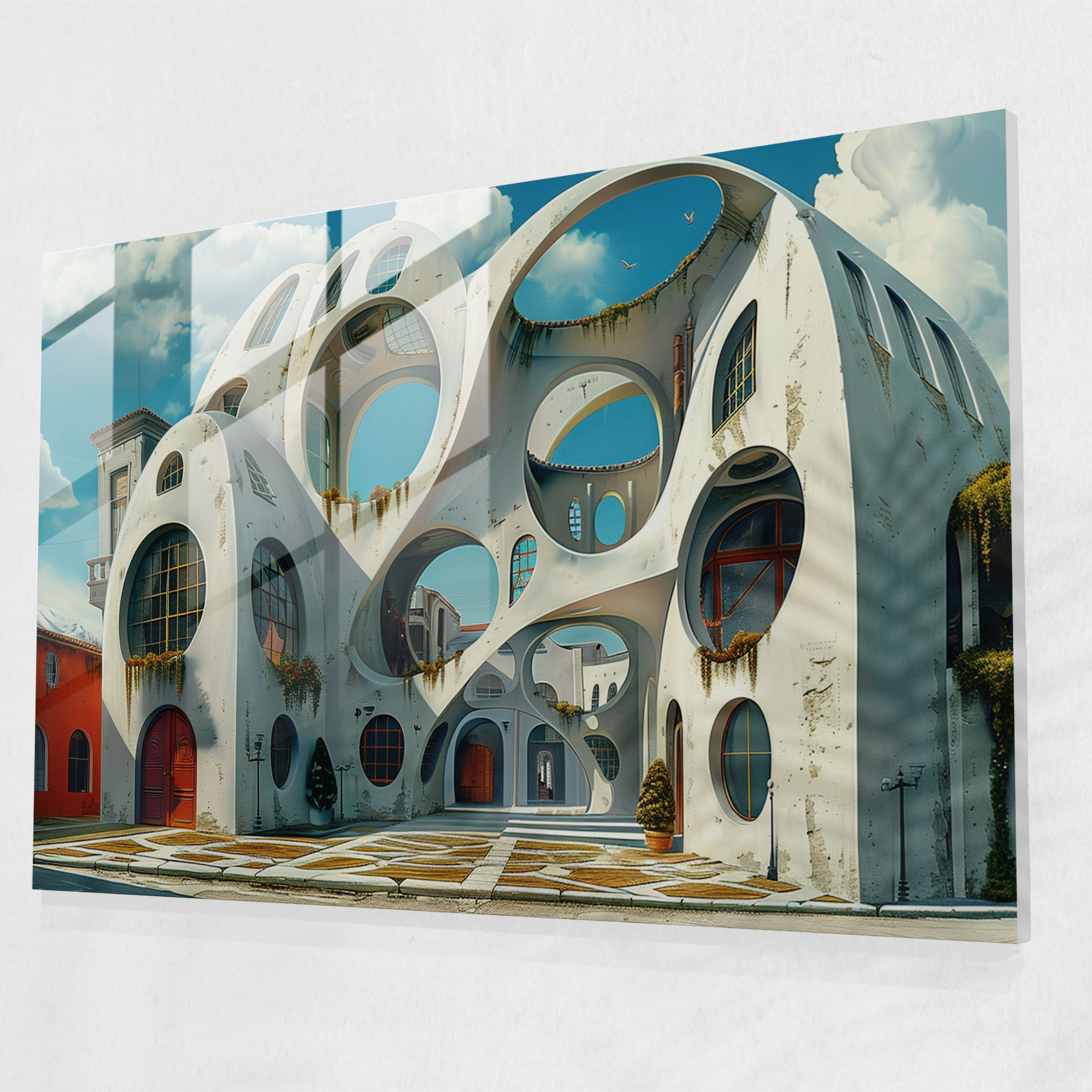 Impossible Geometry Glass Art - Salvador Dali, Impossible Geometry, Salvador Dali, Wall Decoration