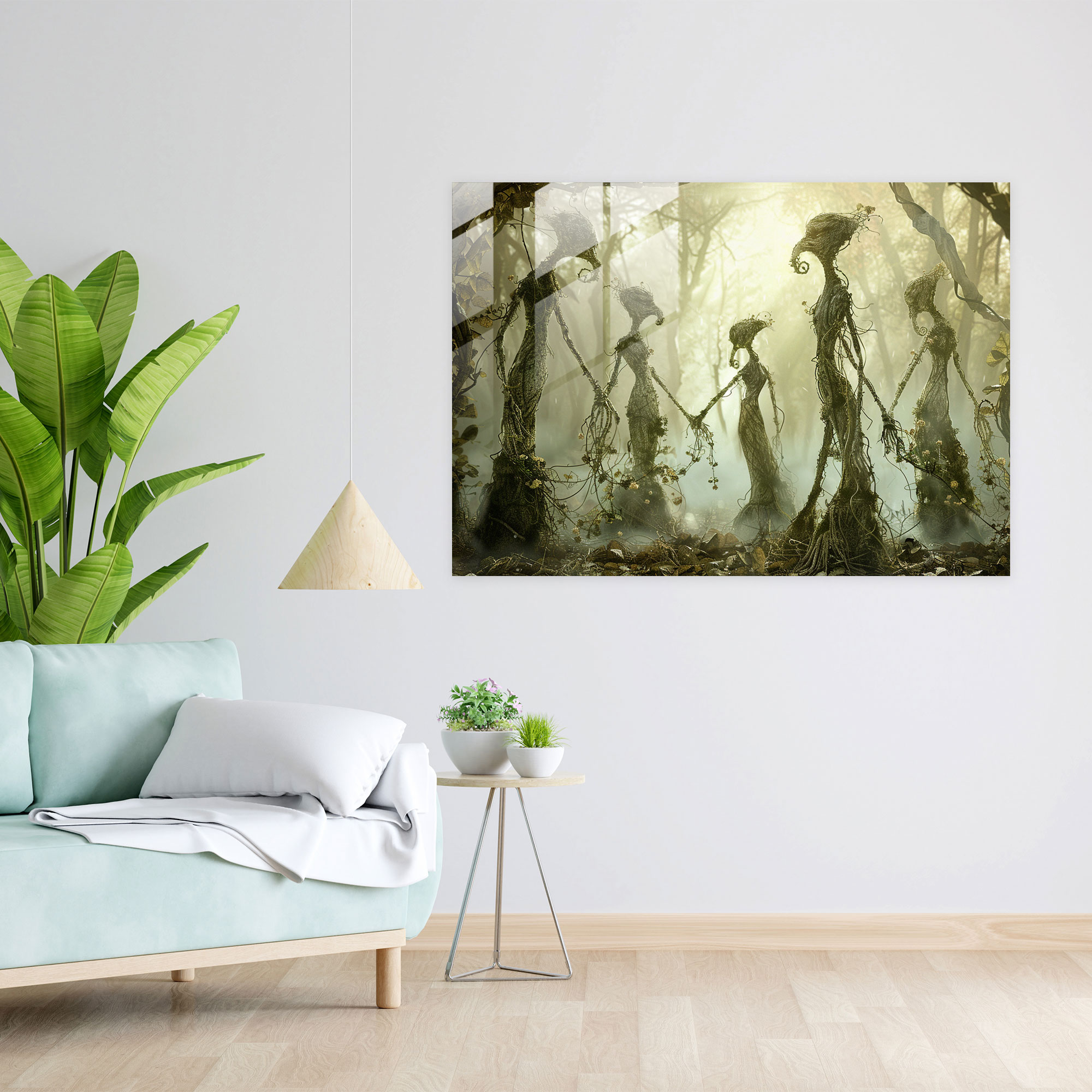 Magical Forest Glass Wall Art - Salvador Dali, Salvador Dali, Glass Wall Art, Wall Decoration