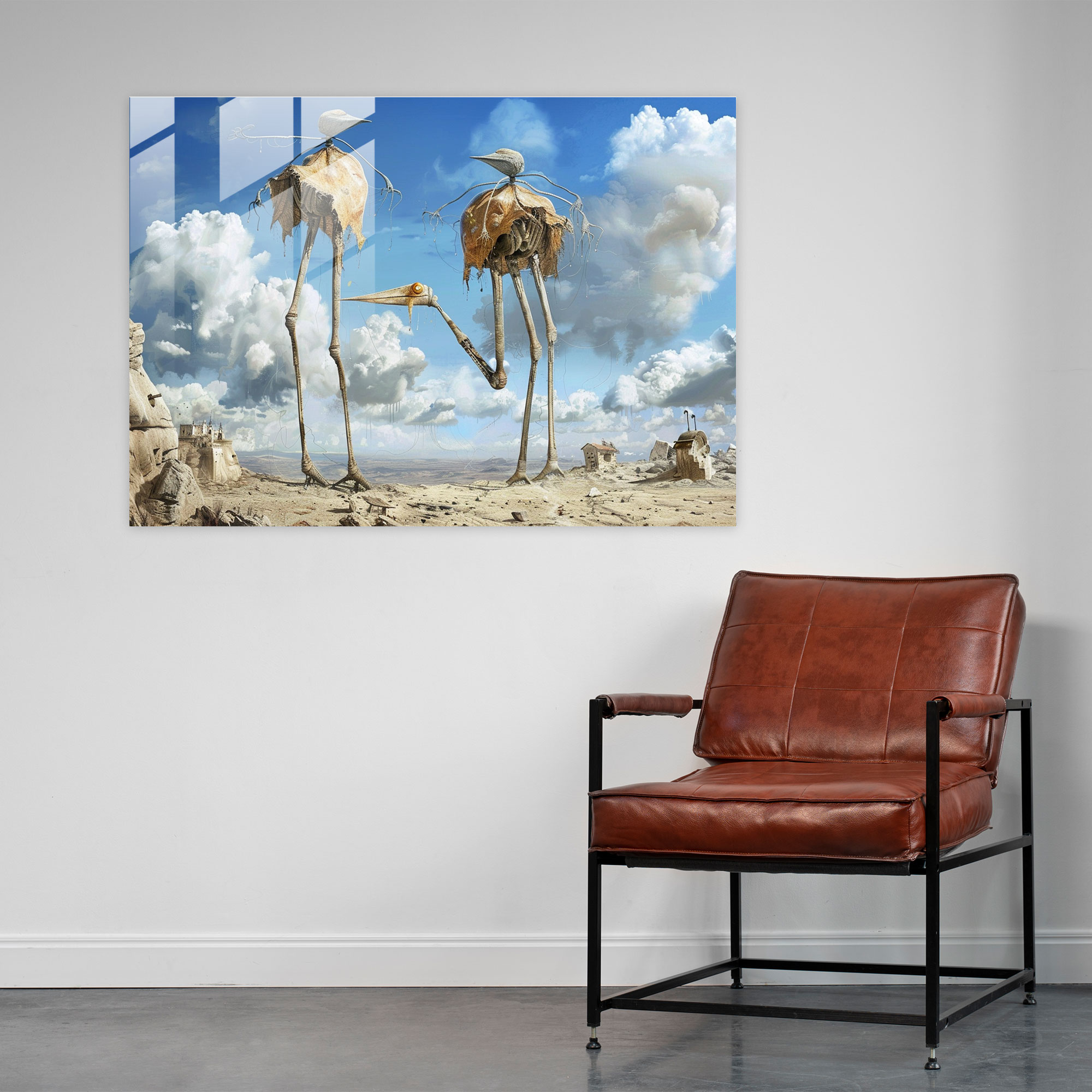 Salvador Dali Home Decoration: Whimsical Creatures - Salvador Dali, Glass Print, Home Decoration, Salvador Dali