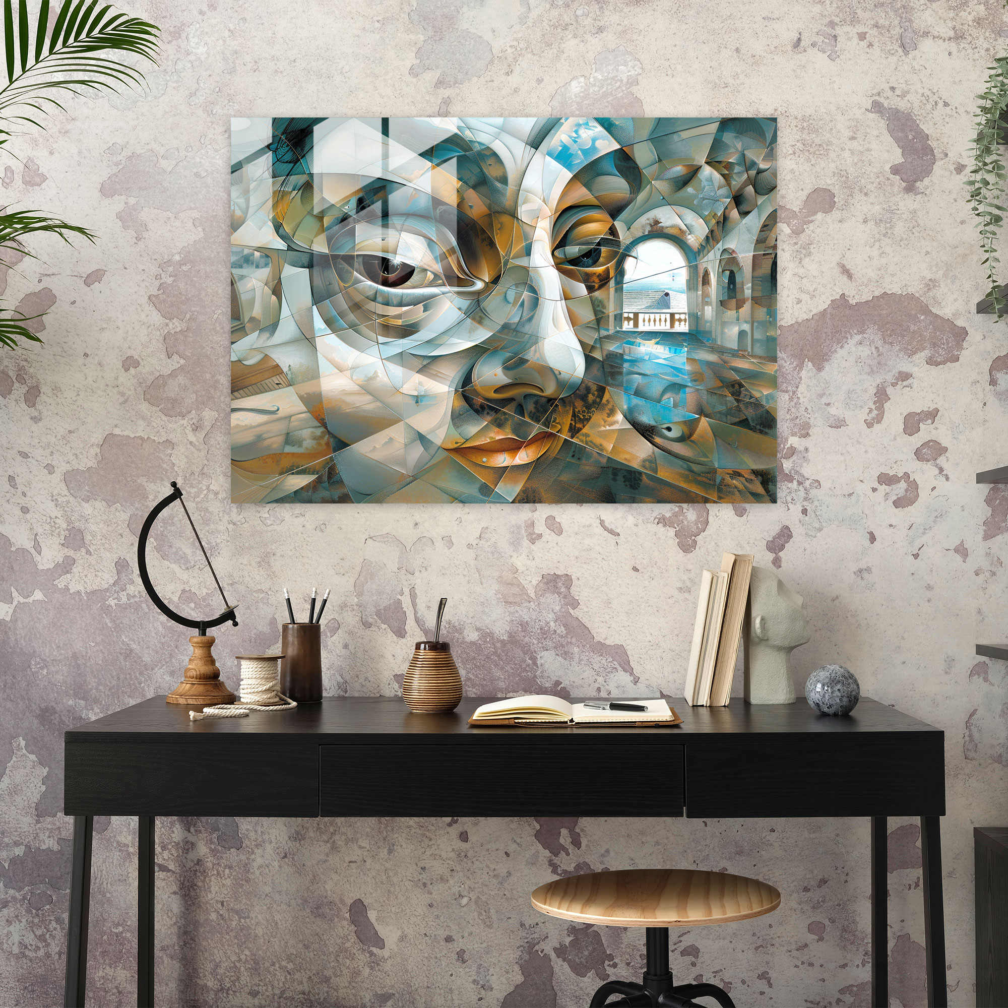 Optical Illusions Glass Wall Art - Salvador Dali, Salvador Dali, Glass Art, Glass Wall Art