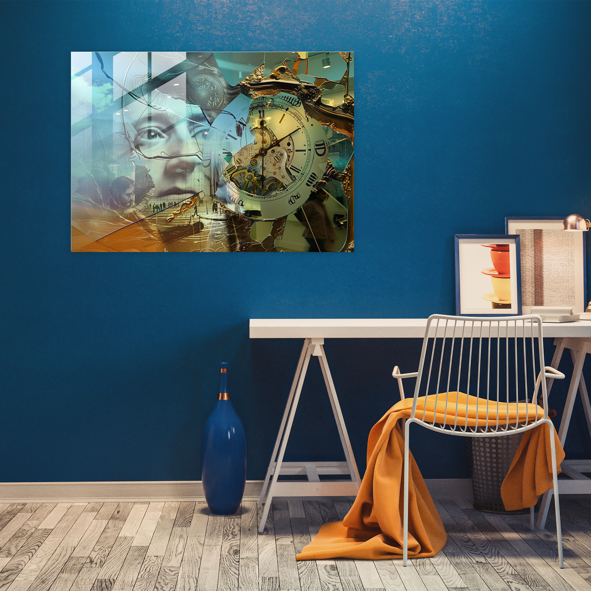 Salvador Dali Dream Sequence Glass Print - Salvador Dali, Modern Art, Salvador Dali, Home Decoration