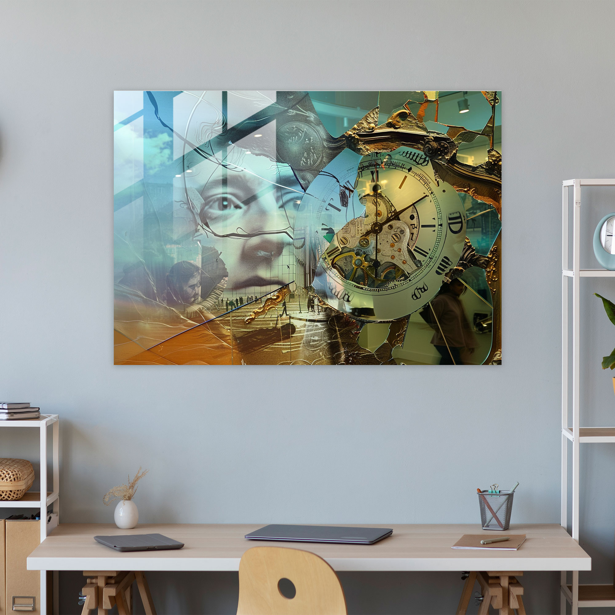 Salvador Dali Dream Sequence Glass Print - Salvador Dali, Modern Art, Salvador Dali, Home Decoration