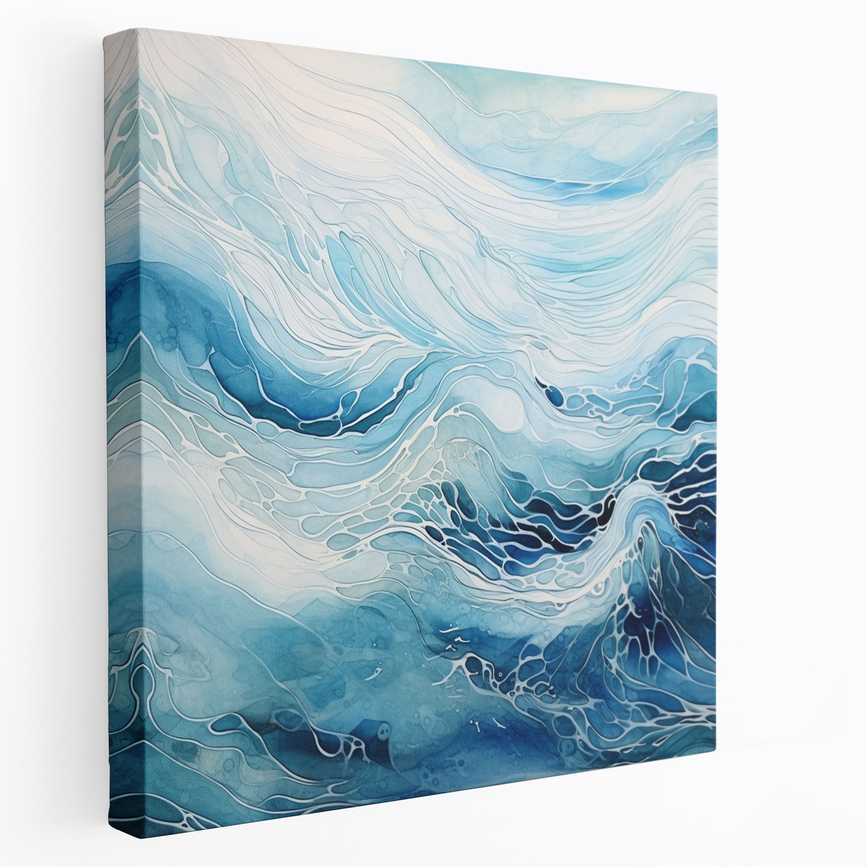 Seascape Wall Art - Seascape, Canvas, Blue Shades, Wall Decoration