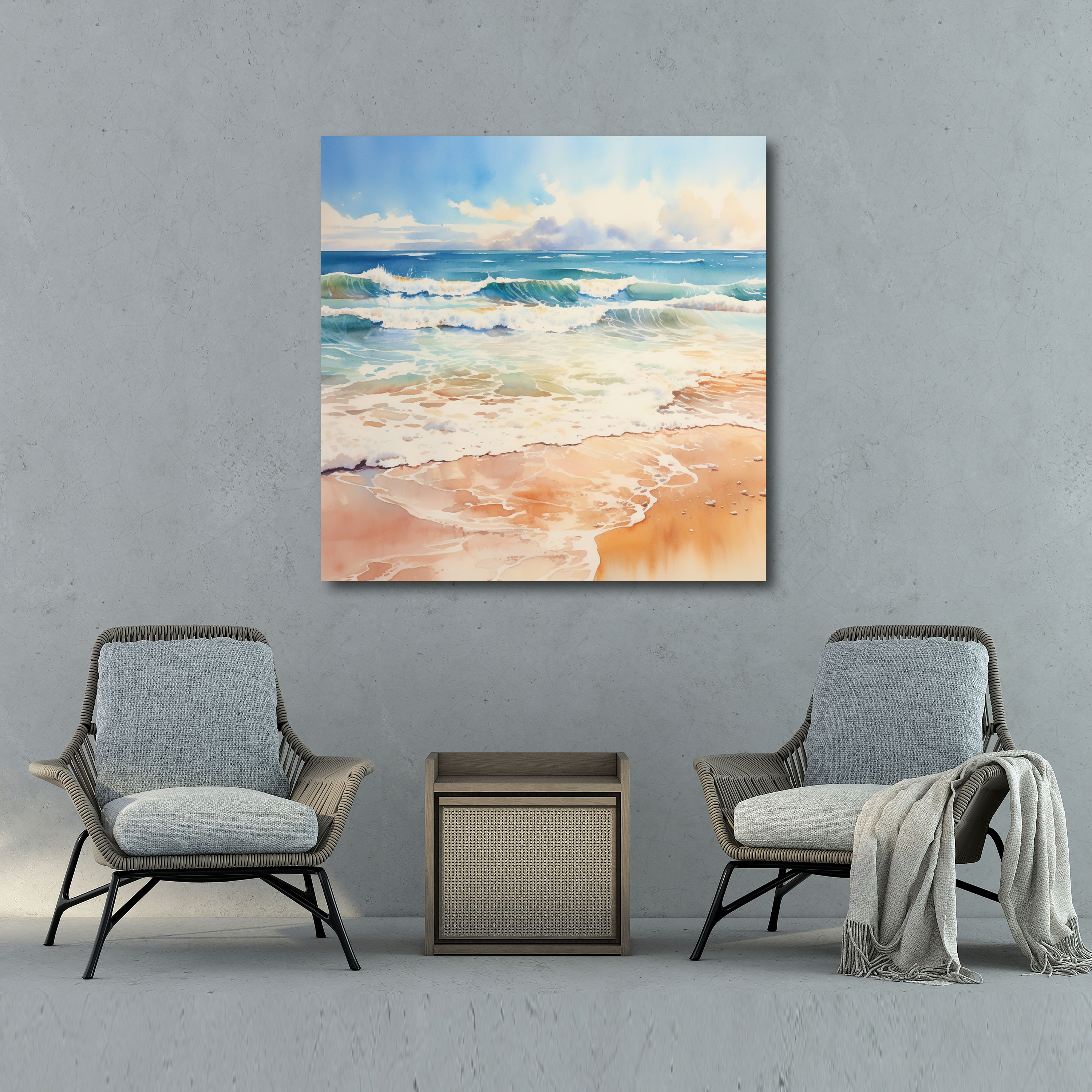 Seascape Canvas Print - Seascape, Canvas, Wall Decoration, Canvas Wall Art