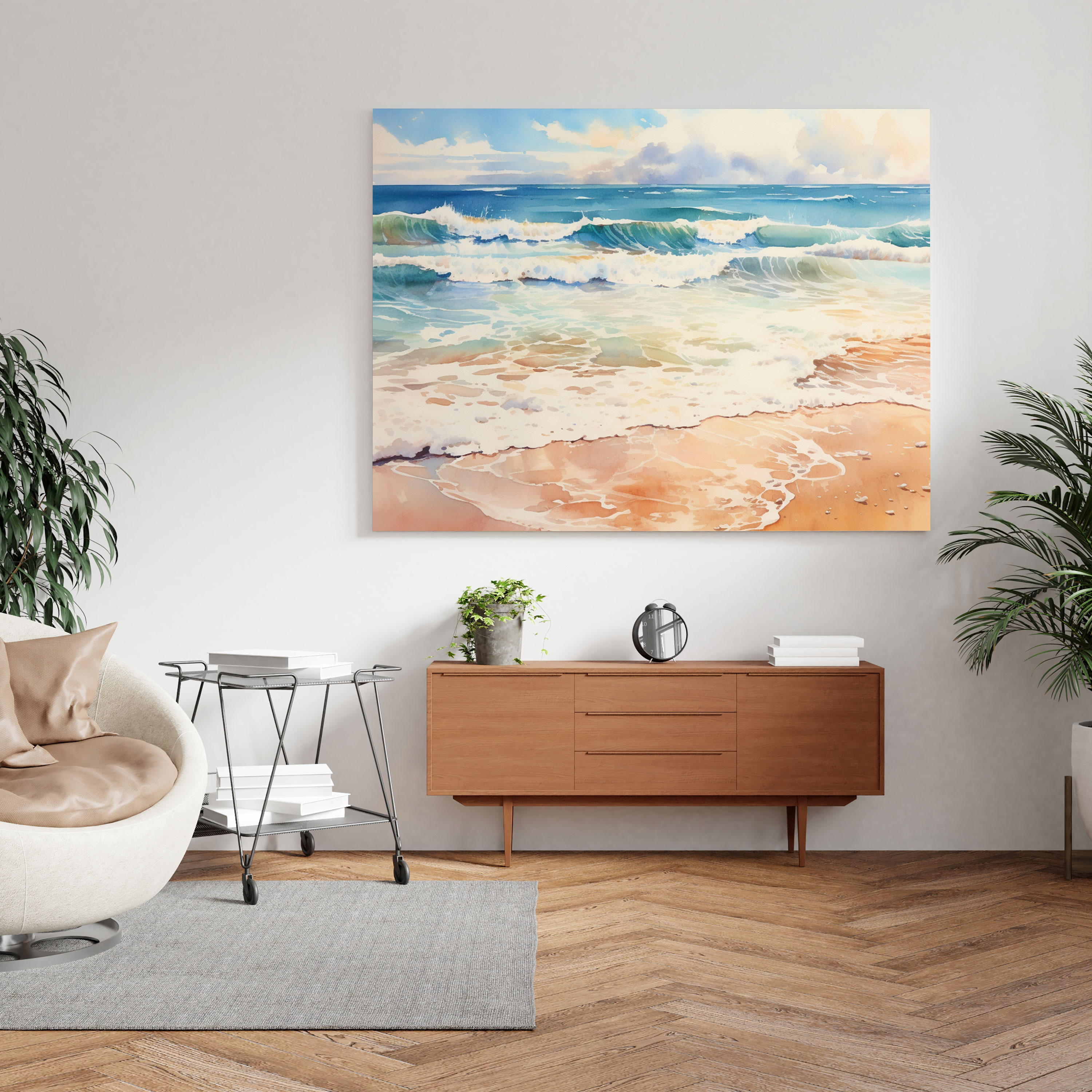 Seascape Canvas Print - Seascape, Canvas, Wall Decoration, Canvas Wall Art