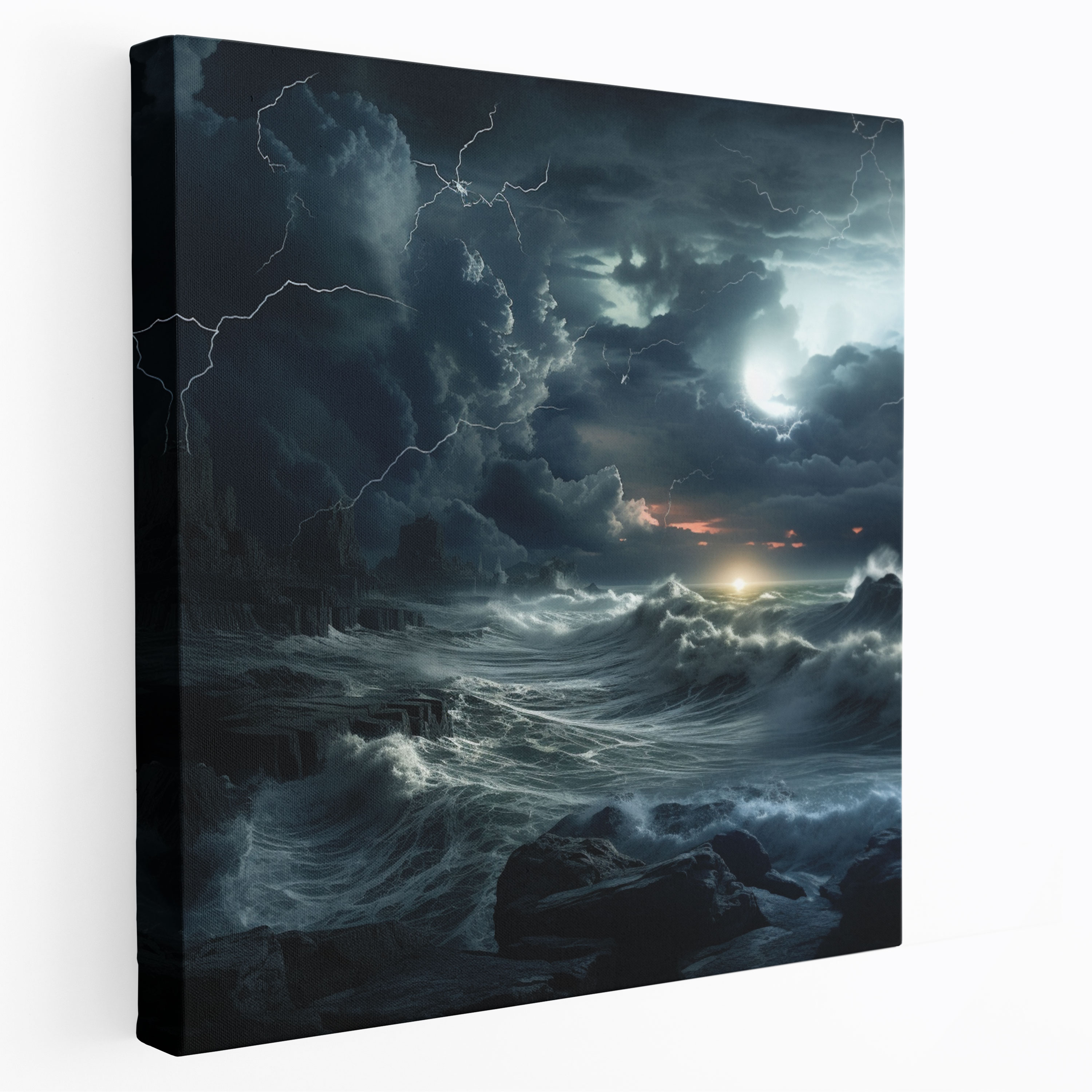 Seascape Wall Decoration - Seascape, Wall Art, Canvas Print, Dramatic