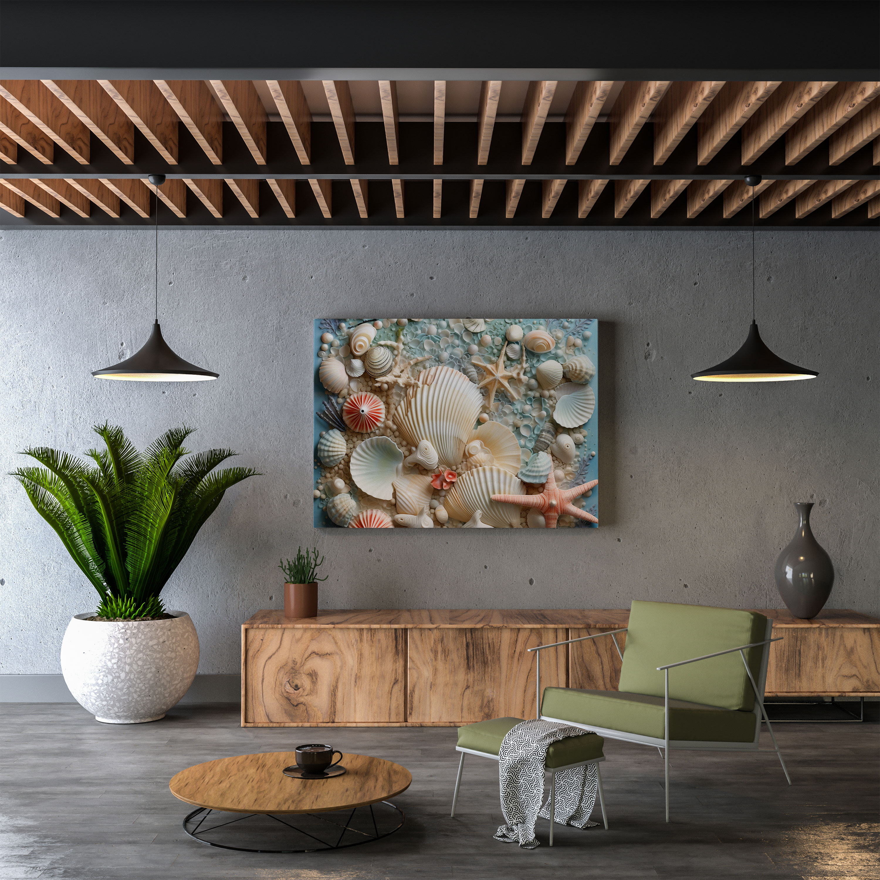 Seascape Canvas Print - Seascape, Wall Decoration, Home Decoration, Coastal Charm
