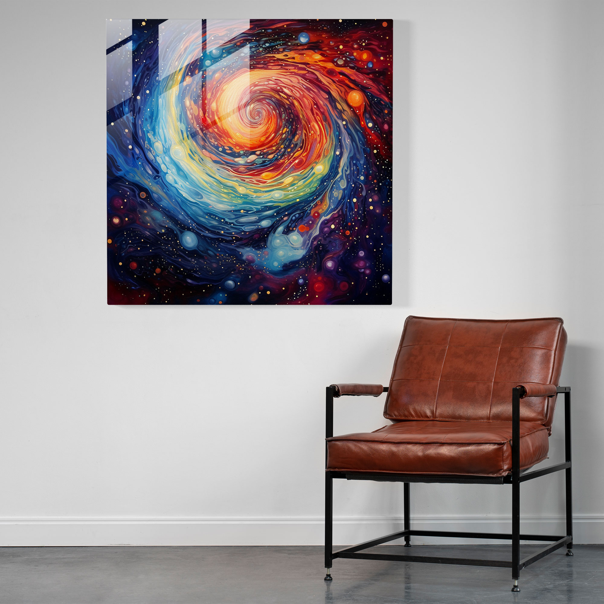 Yıldız Haritası Cam Tablo - Modern Sanat Ev Dekorasyonu için Star Map Cam Sanat