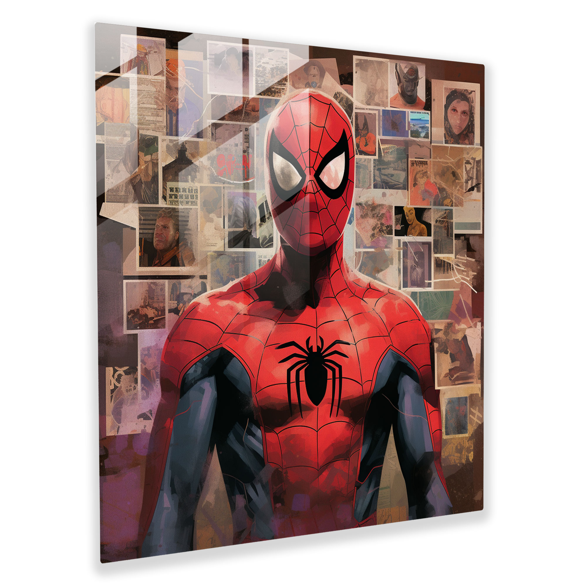 Spider-Man Glass Print - Spider Man, Glass Print, Spider-Man, Glass Wall Art