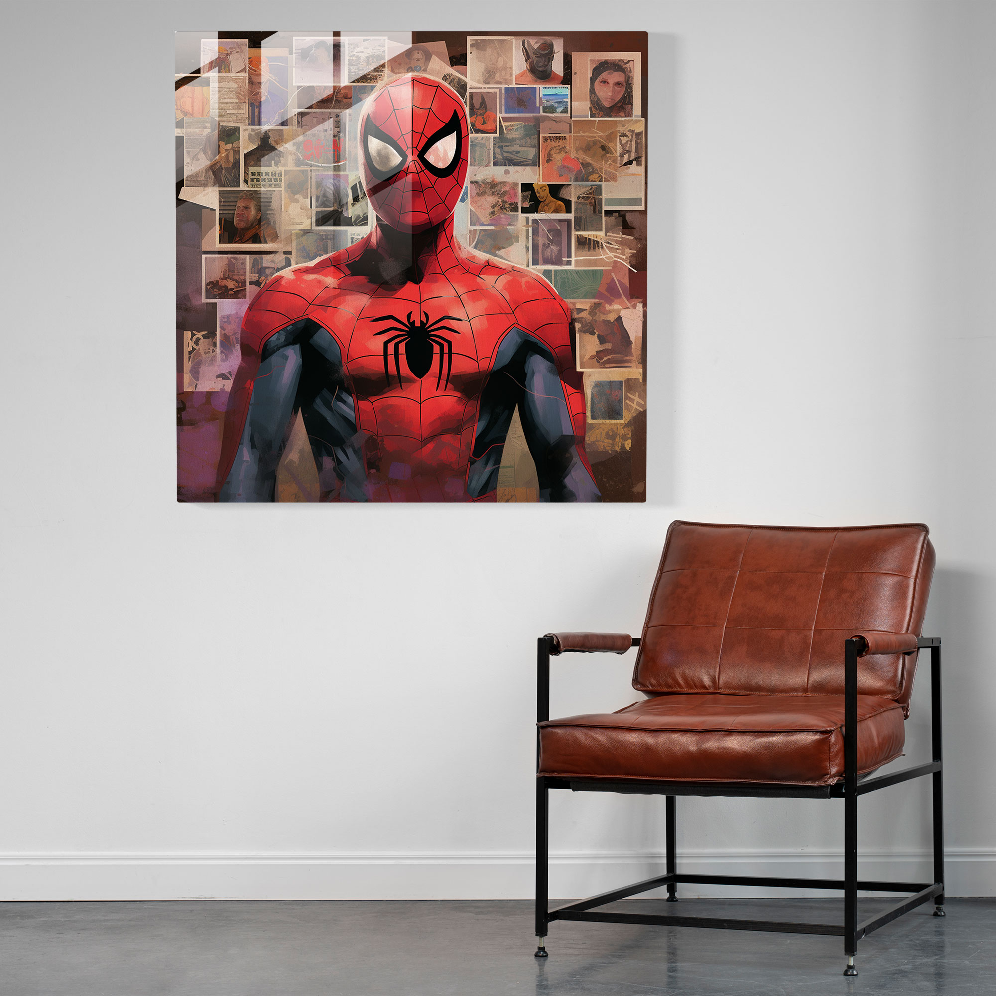 Spider-Man Glass Print - Spider Man, Glass Print, Spider-Man, Glass Wall Art