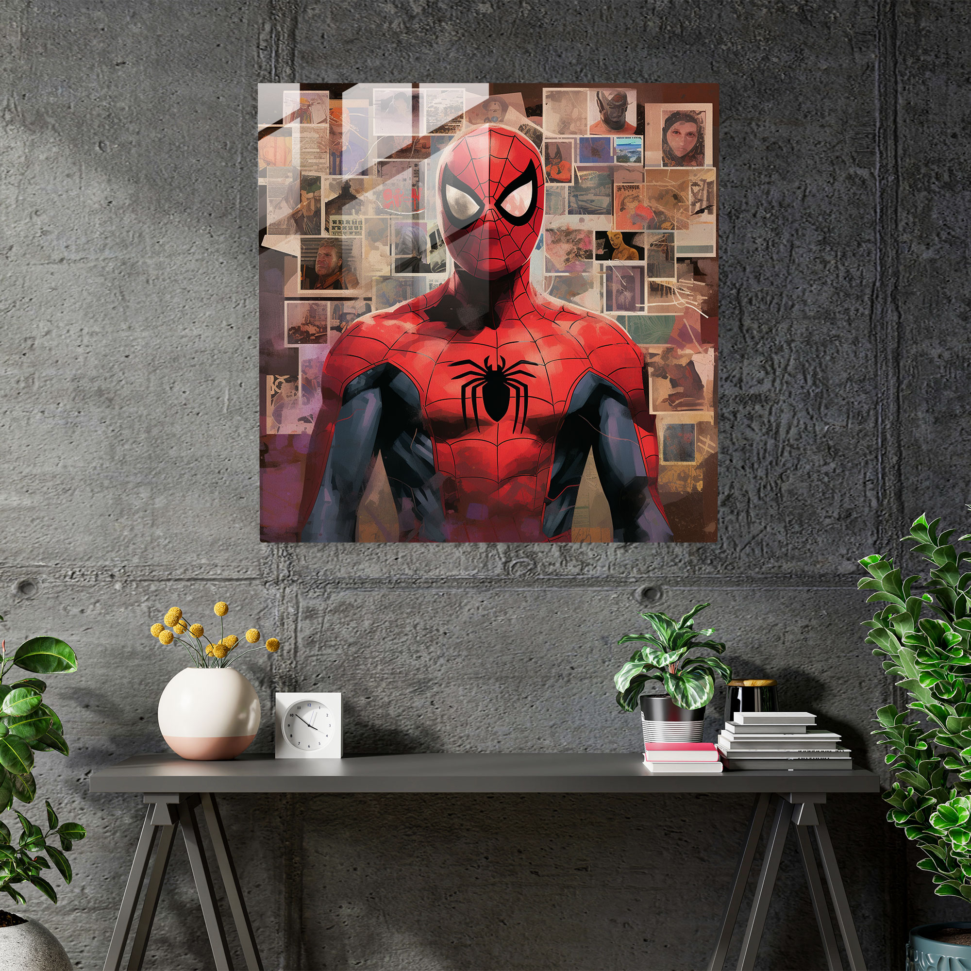 Spider-Man Glass Print - Spider Man, Glass Print, Spider-Man, Glass Wall Art