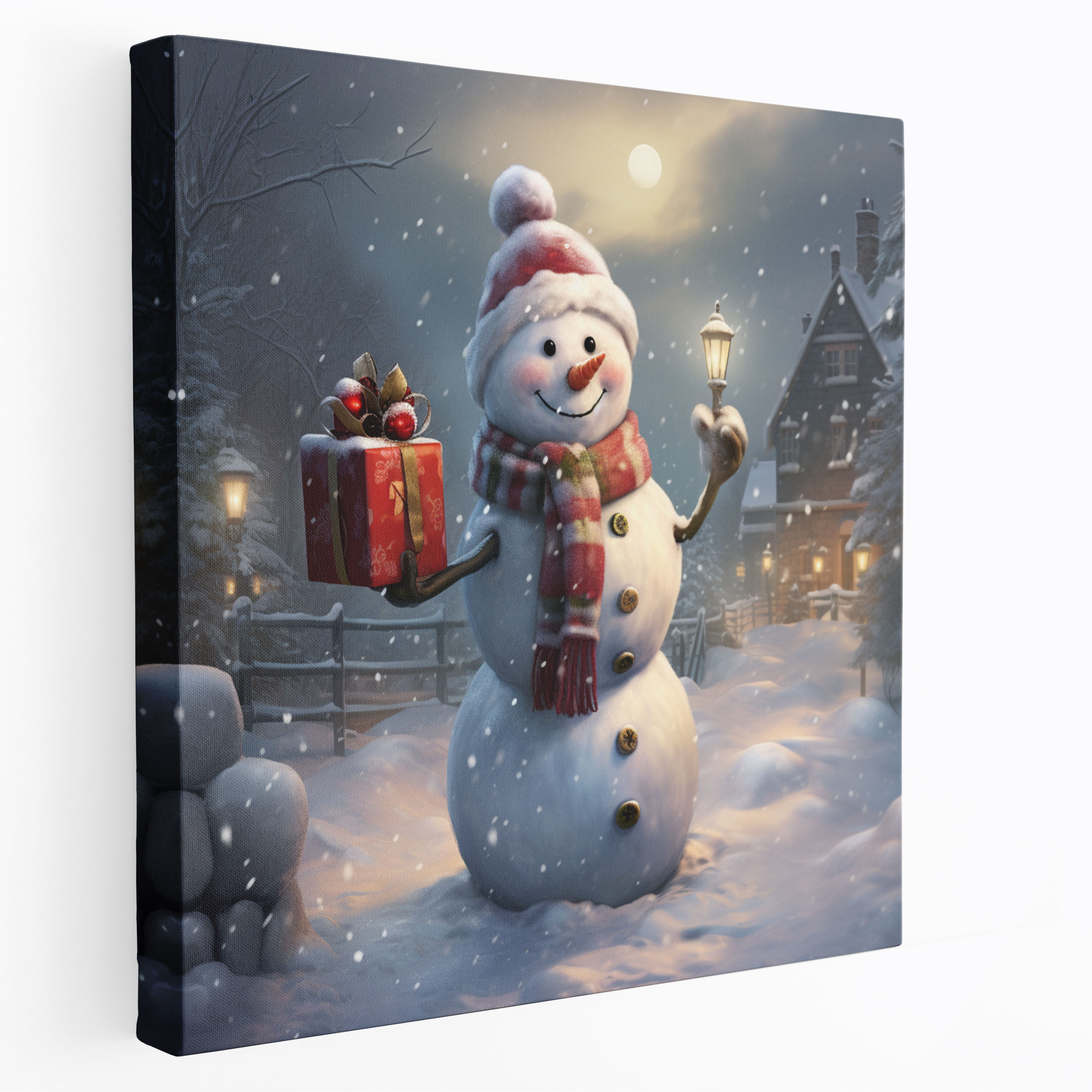 Festive Snowman Wall Art - Snowman, Wall Decoration, Winter Decor, Festive Snowman Wall Art