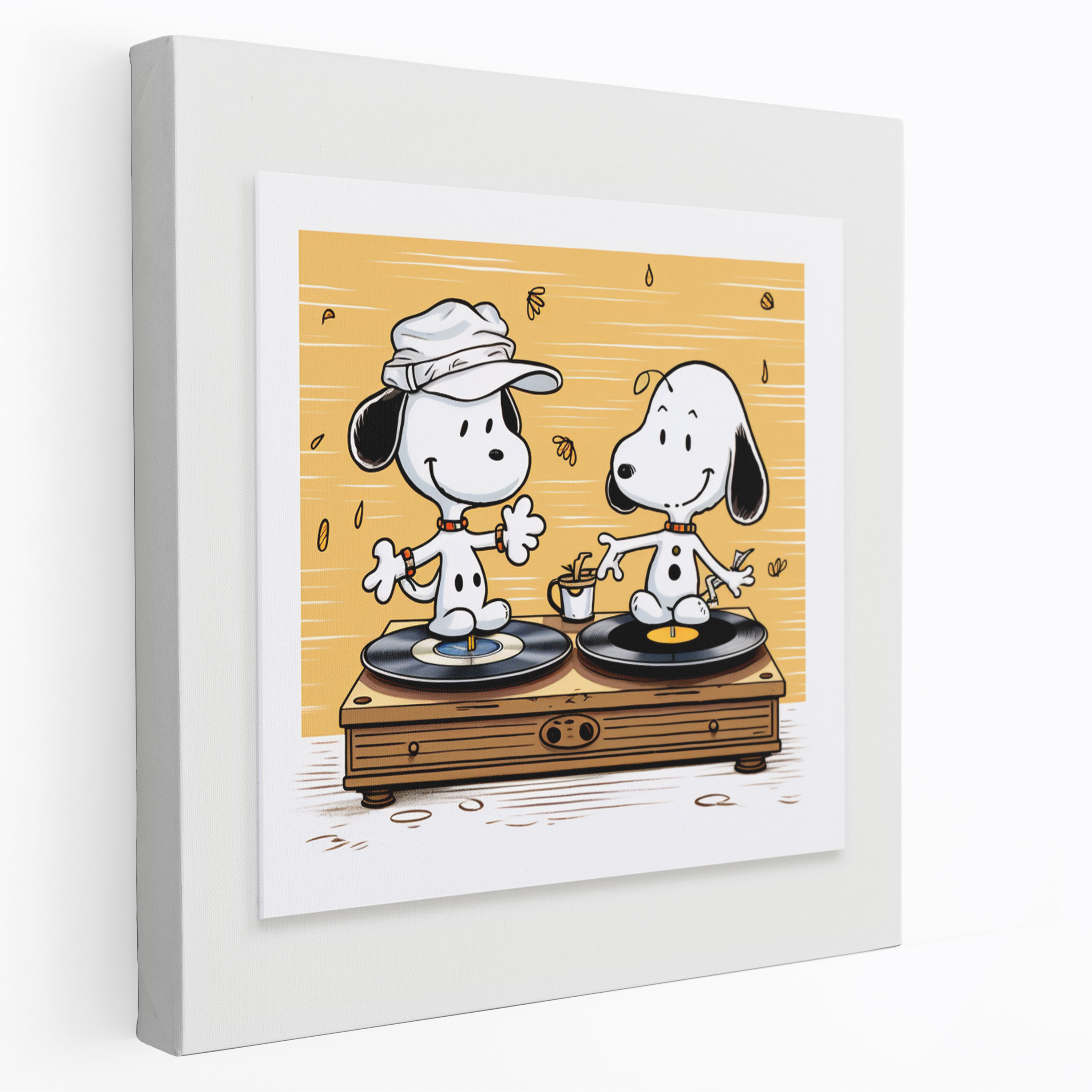 Snoopy Retro Wall Art - Vintage Canvas Print - Snoopy, Canvas Print, Retro Charm, Snoopy