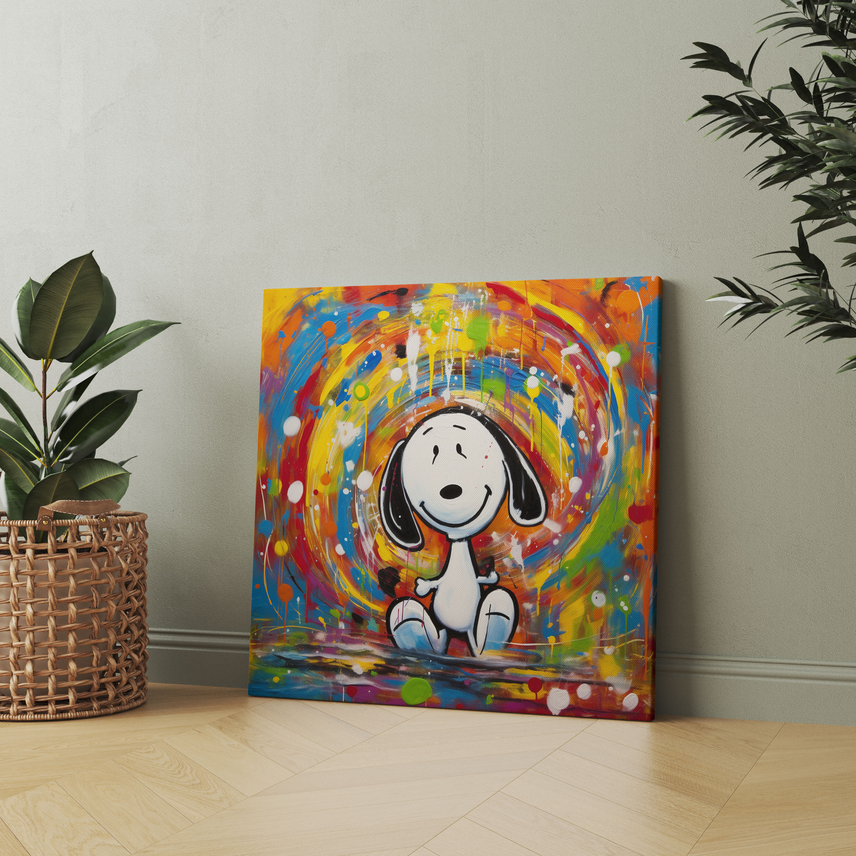 Snoopy Canvas Print - Snoopy, Captivating, Canvas, Vibrant Colors