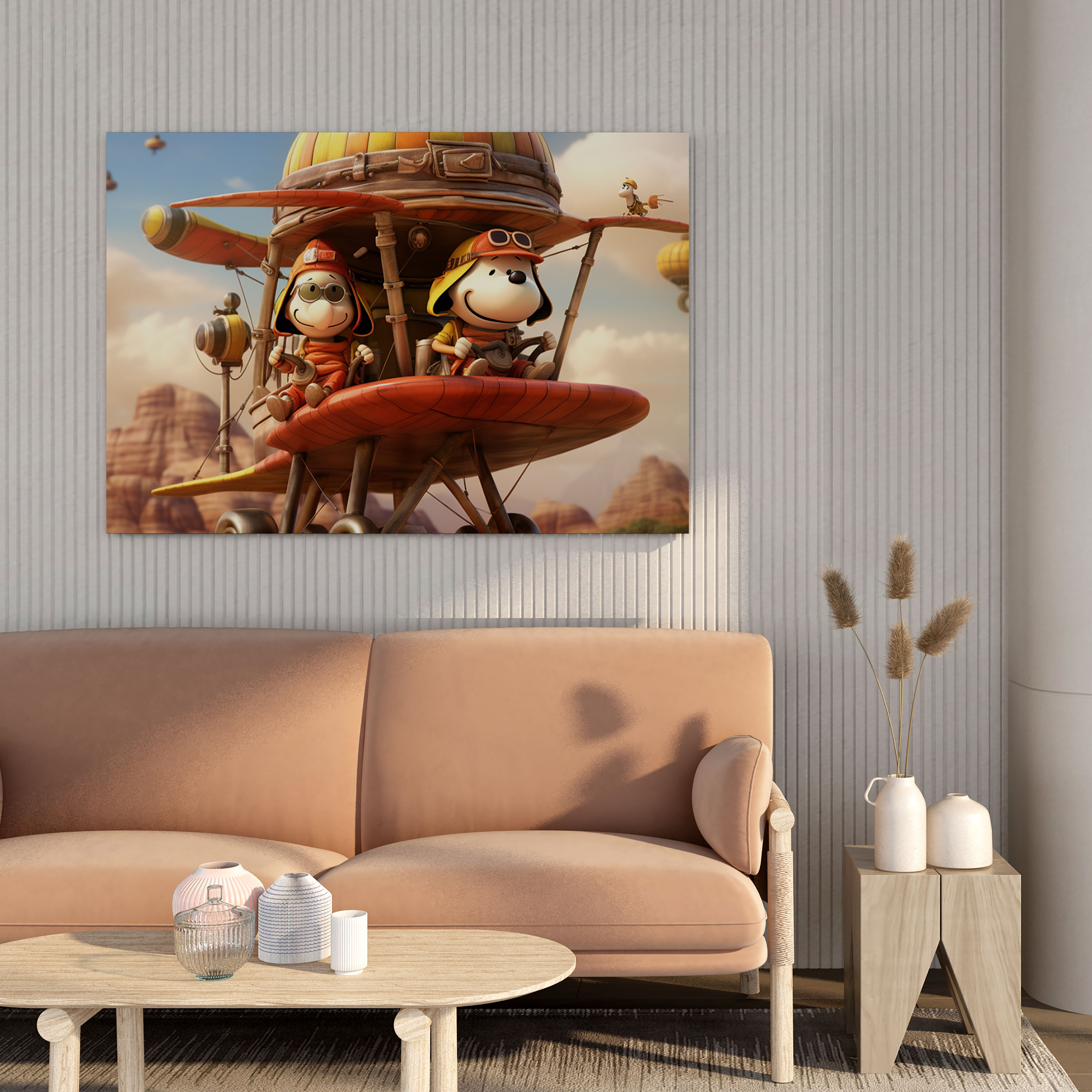 Snoopy Wall Art - Snoopy, Nostalgia, Canvas, Home Decoration