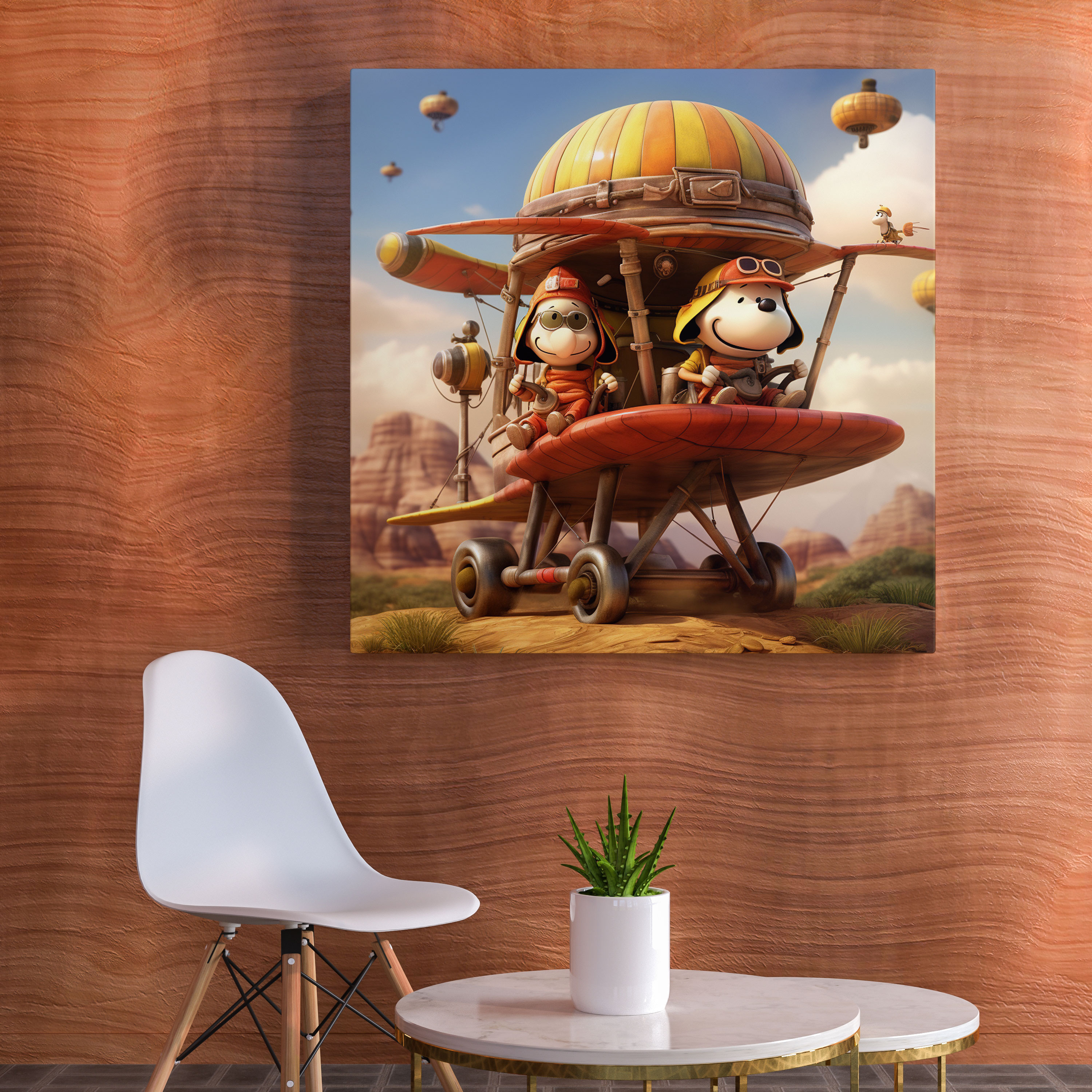 Snoopy Wall Art - Snoopy, Nostalgia, Canvas, Home Decoration