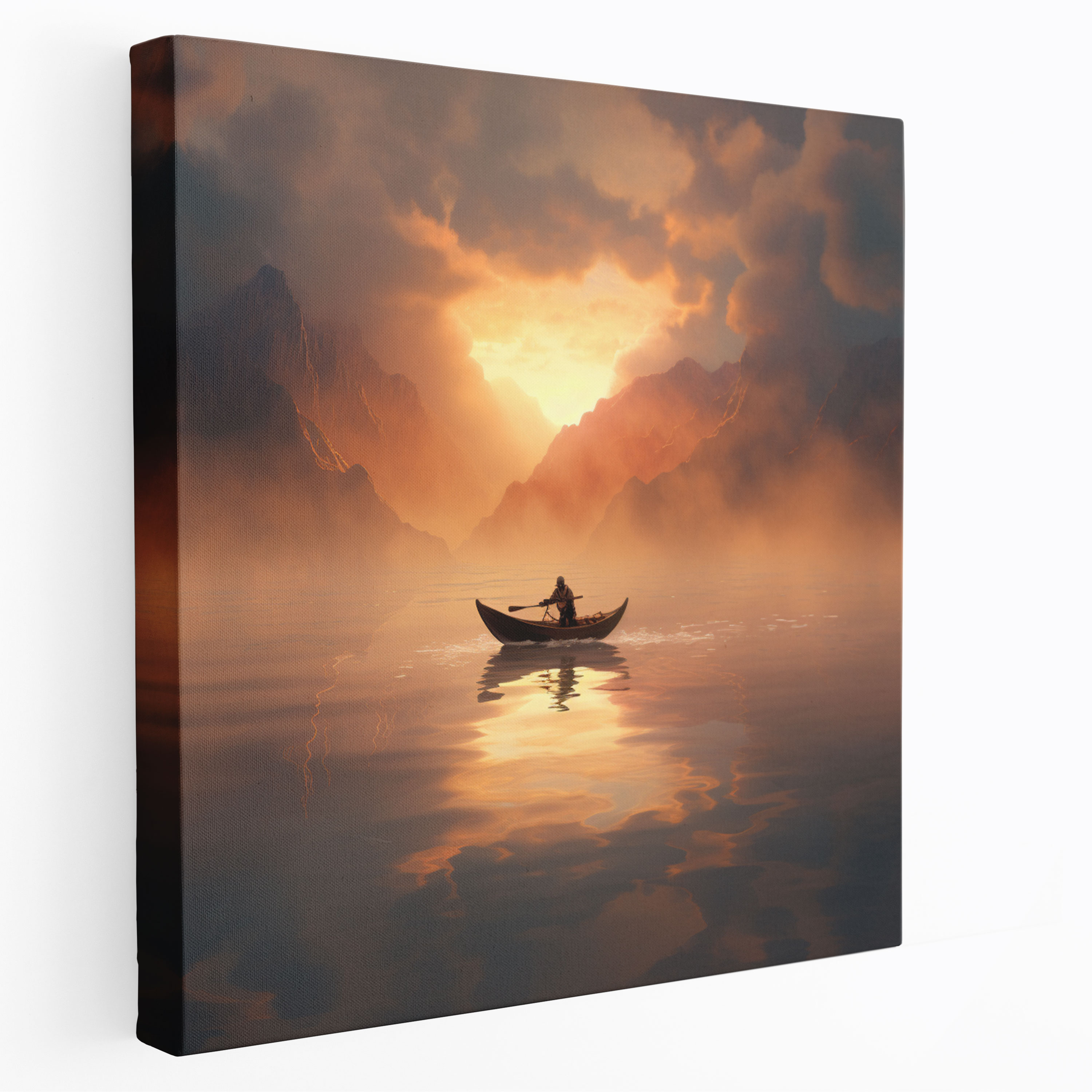 Sunrise Reflection Canvas Print - Sunrise, Canvas Wall Art, Canvas, Wall Art