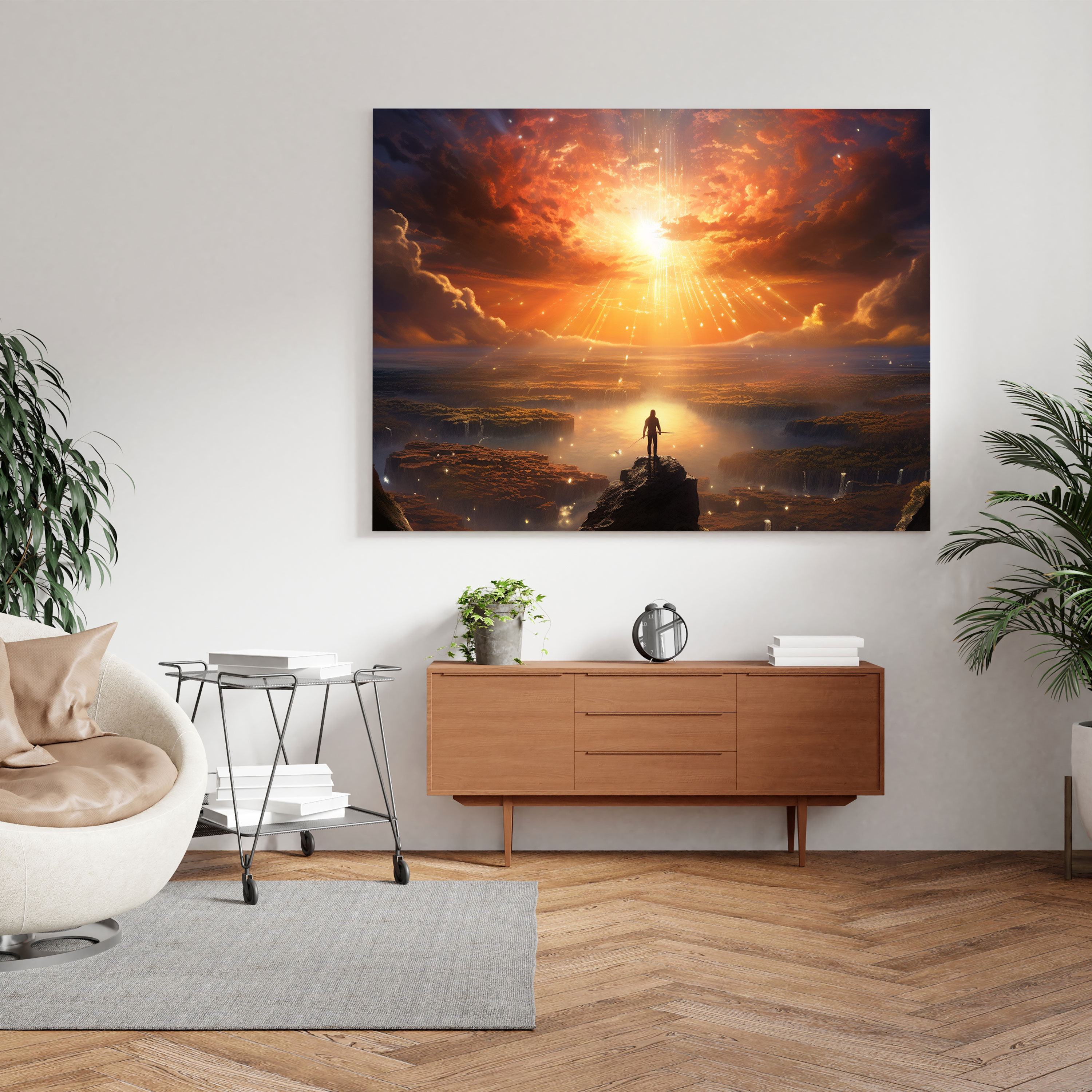 Sunrise Awakening Canvas Print - Sunrise, Home Decoration, Peaceful, Serene