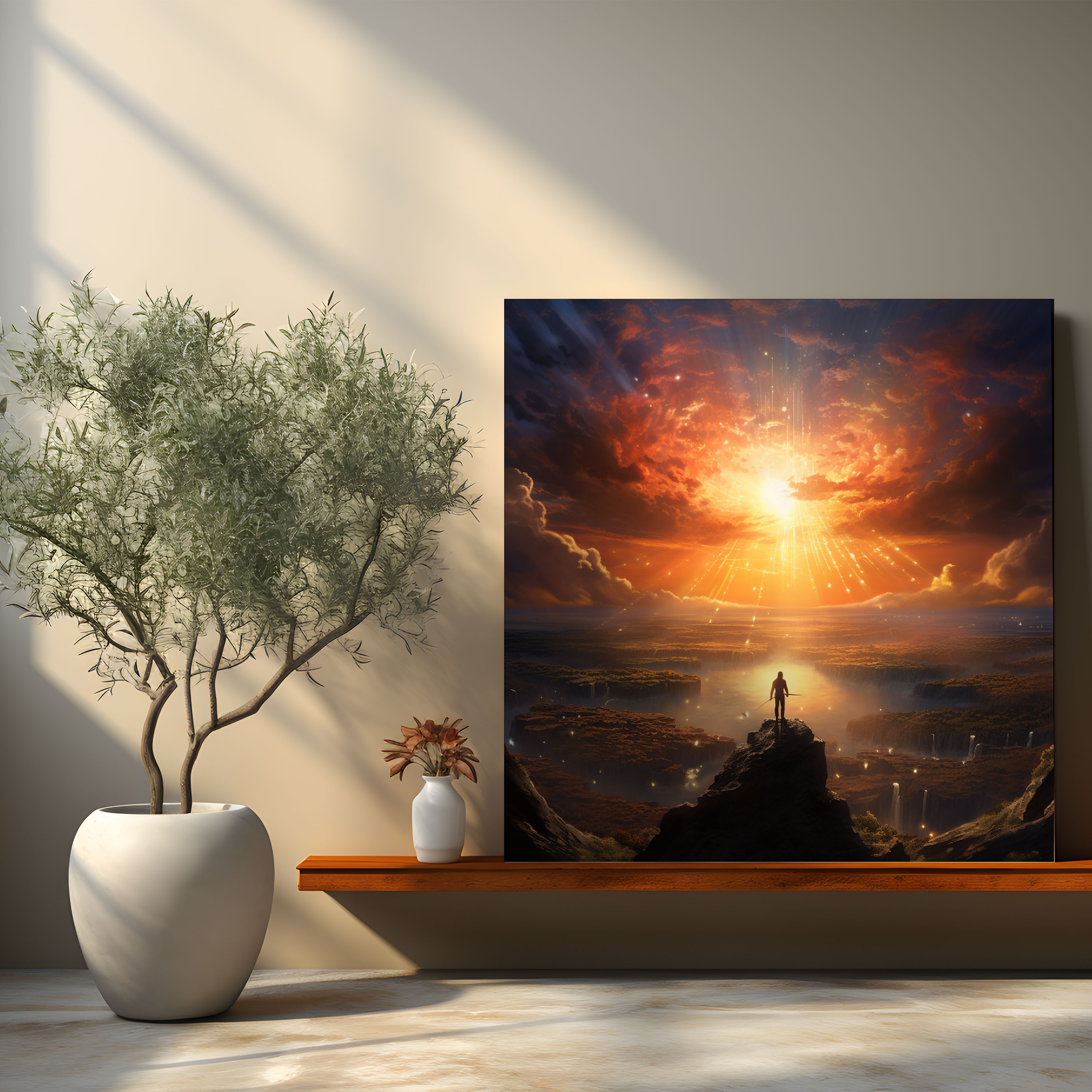 Sunrise Awakening Canvas Print - Sunrise, Home Decoration, Peaceful, Serene