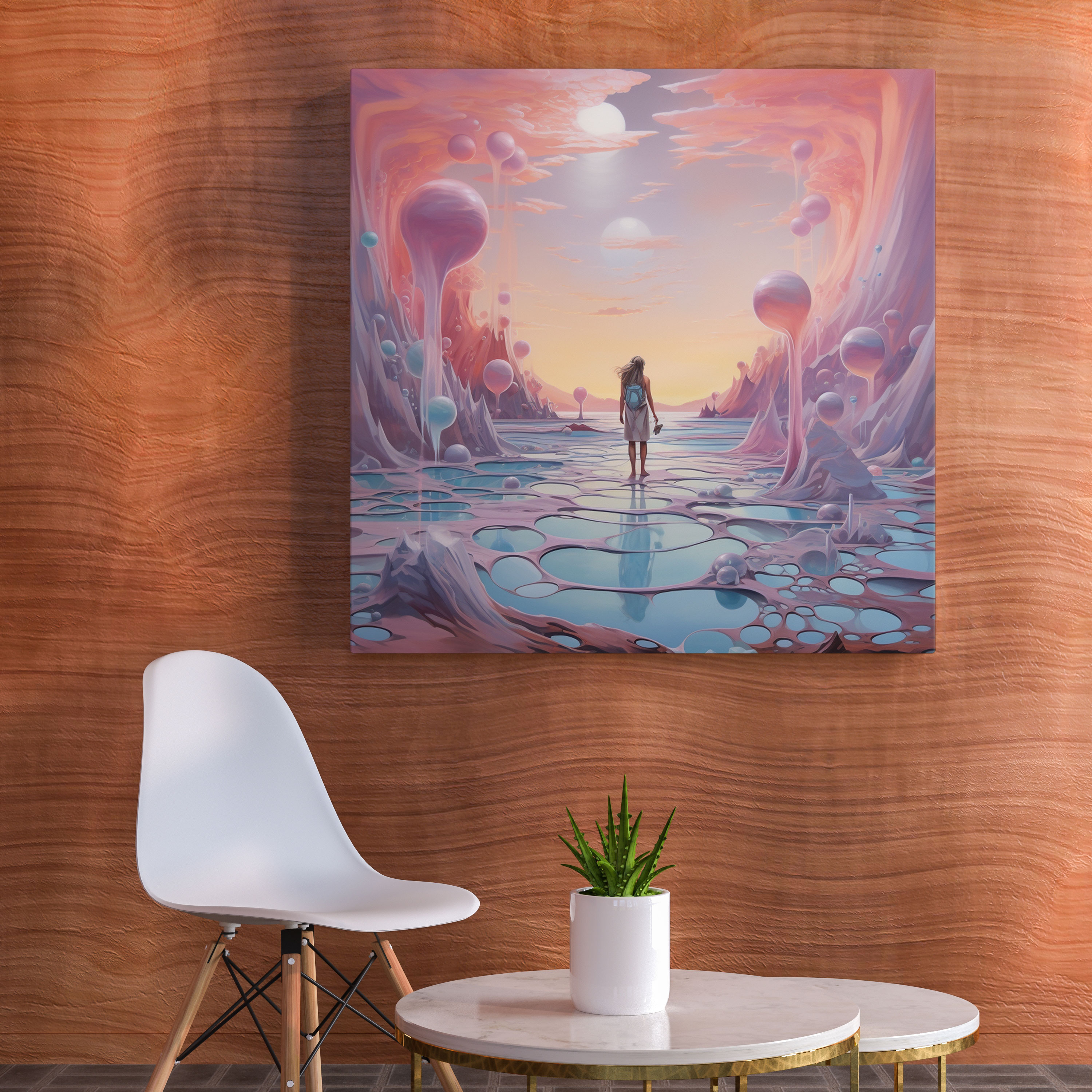 Pastel Sunrise Canvas Print - Sunrise, Pastel, Dreamy, Canvas Print