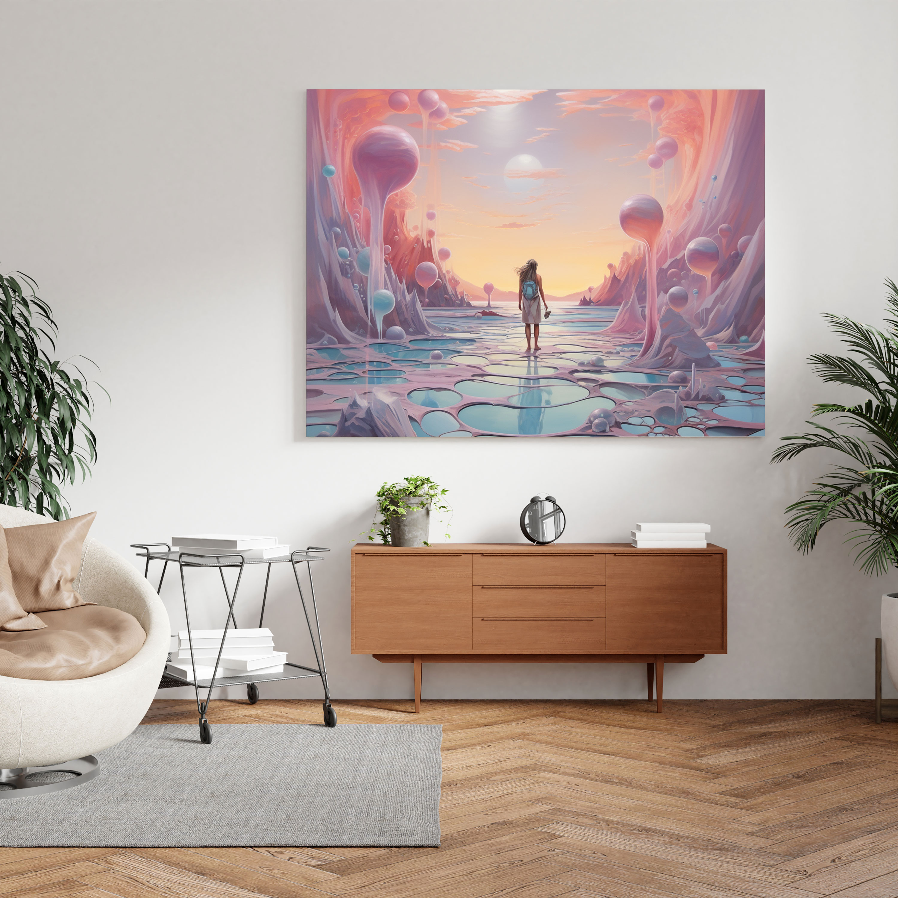 Pastel Sunrise Canvas Print - Sunrise, Pastel, Dreamy, Canvas Print