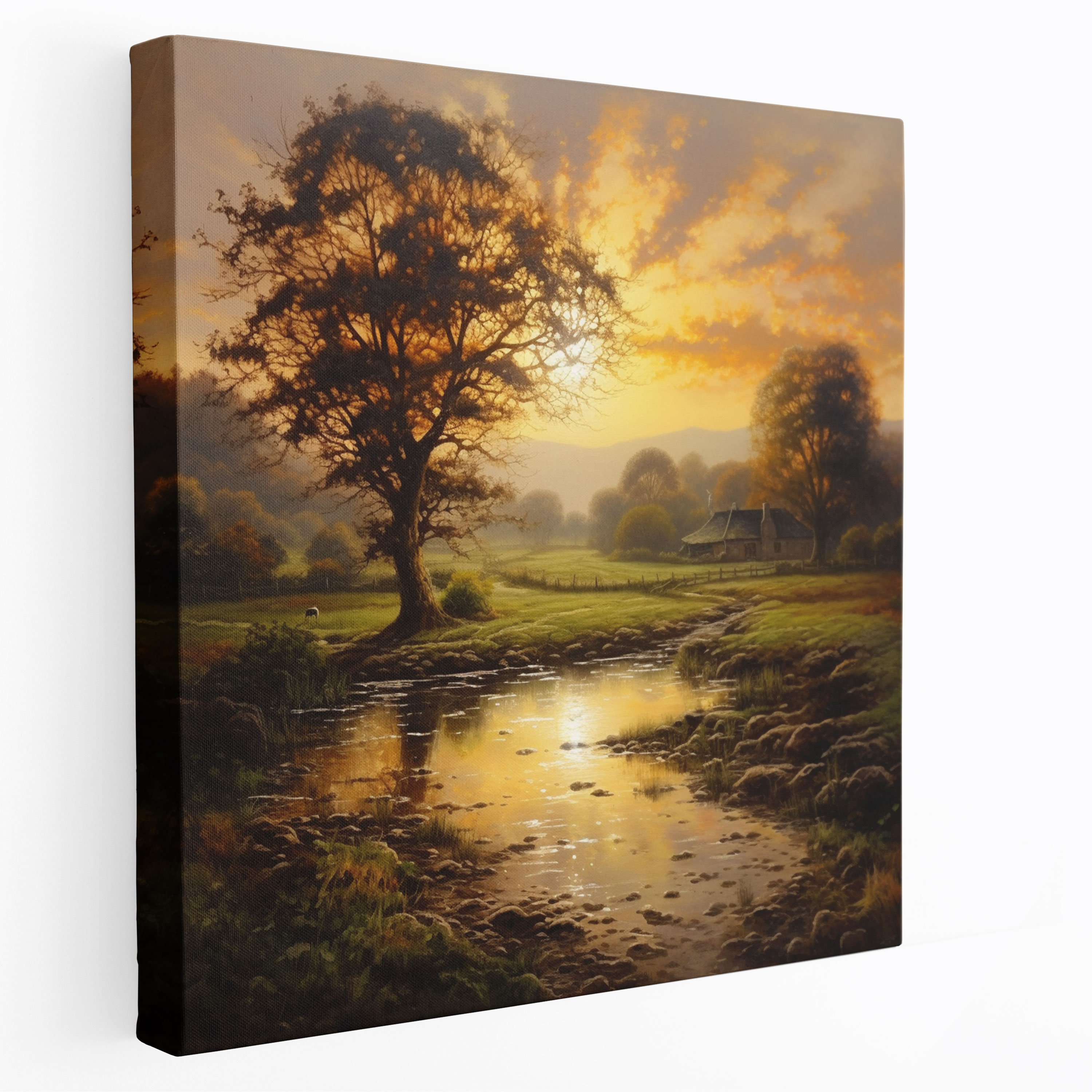 Sunrise Canvas Print - Tranquil Countryside Wall Art - Sunrise, Sunrise, Canvas Wall Art, Canvas Print