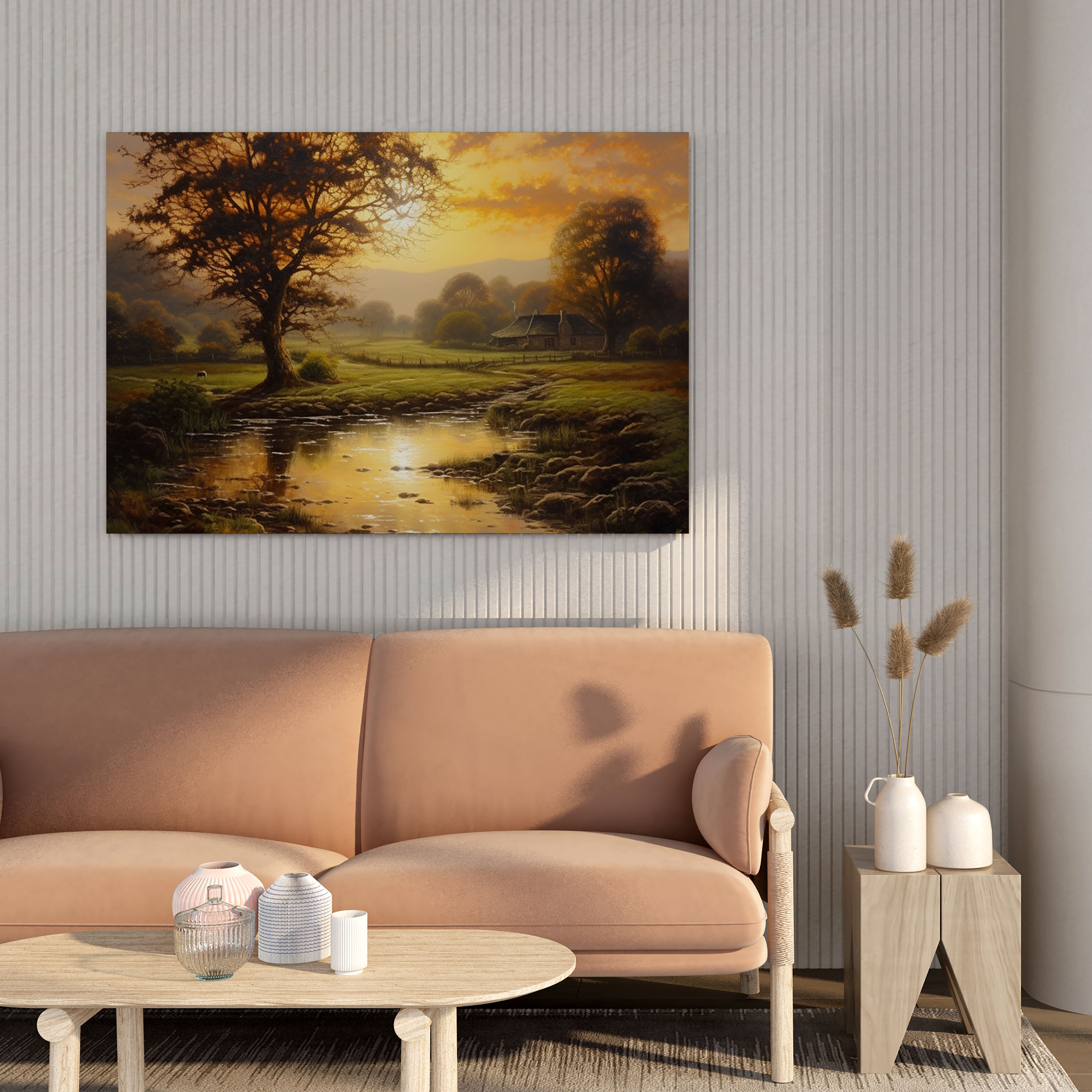 Sunrise Canvas Print - Tranquil Countryside Wall Art - Sunrise, Sunrise, Canvas Wall Art, Canvas Print