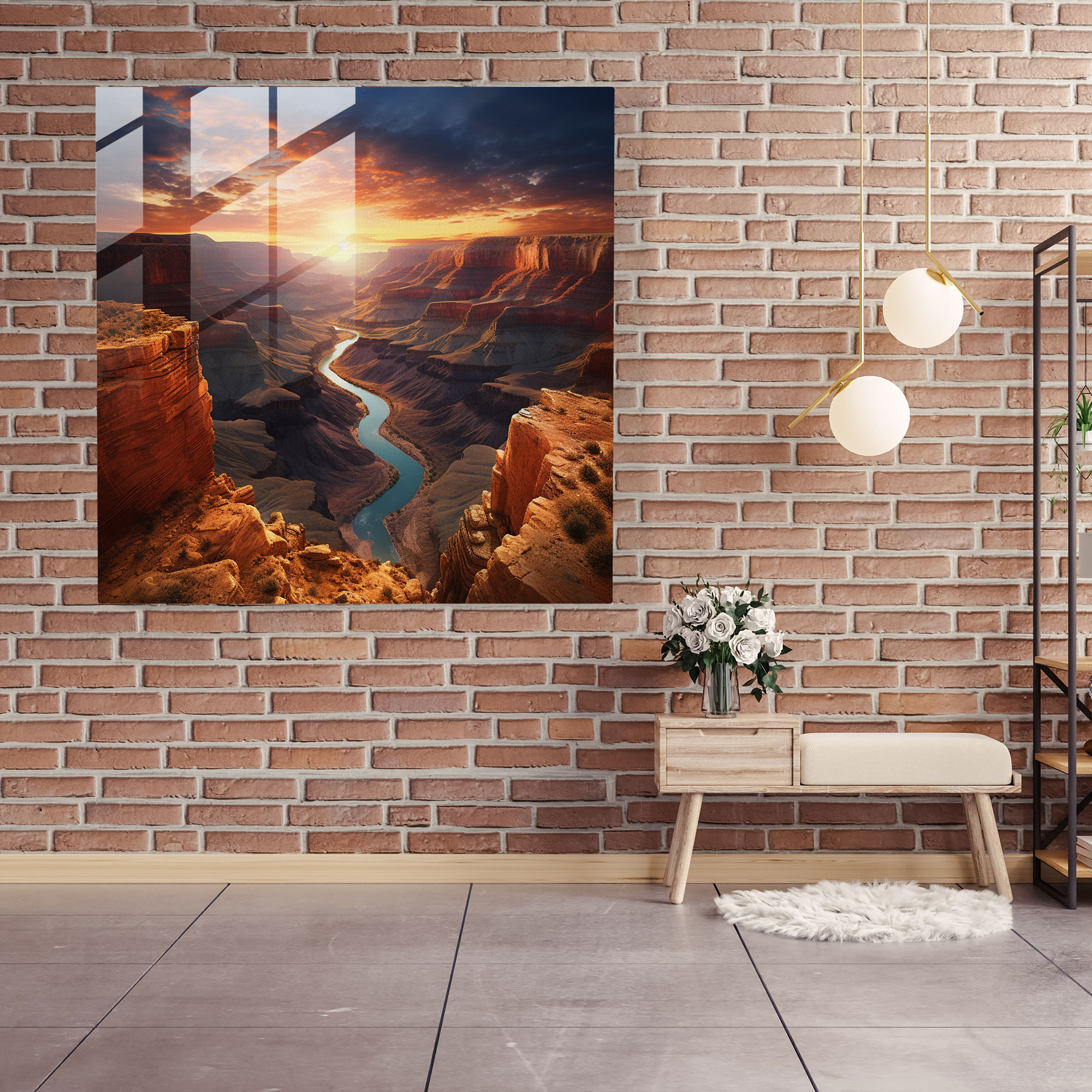 Southwest Majesty - Glass Print - Southwest, Glass Wall Art, Glass Art, Home Decoration