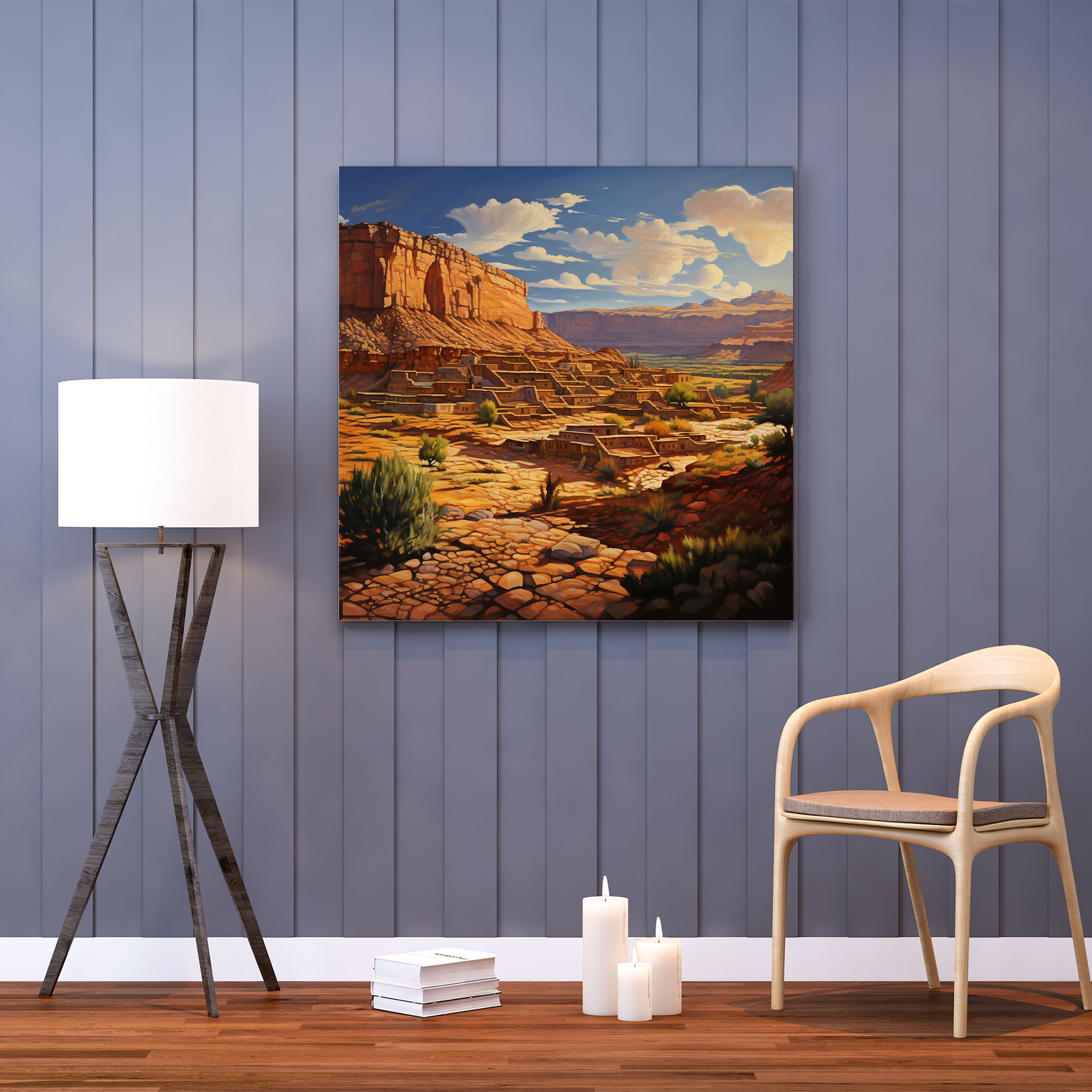 Southwest Wall Art - Majestic Mesas - Southwest, Canvas Print, Canvas Wall Art, Majestic Mesas