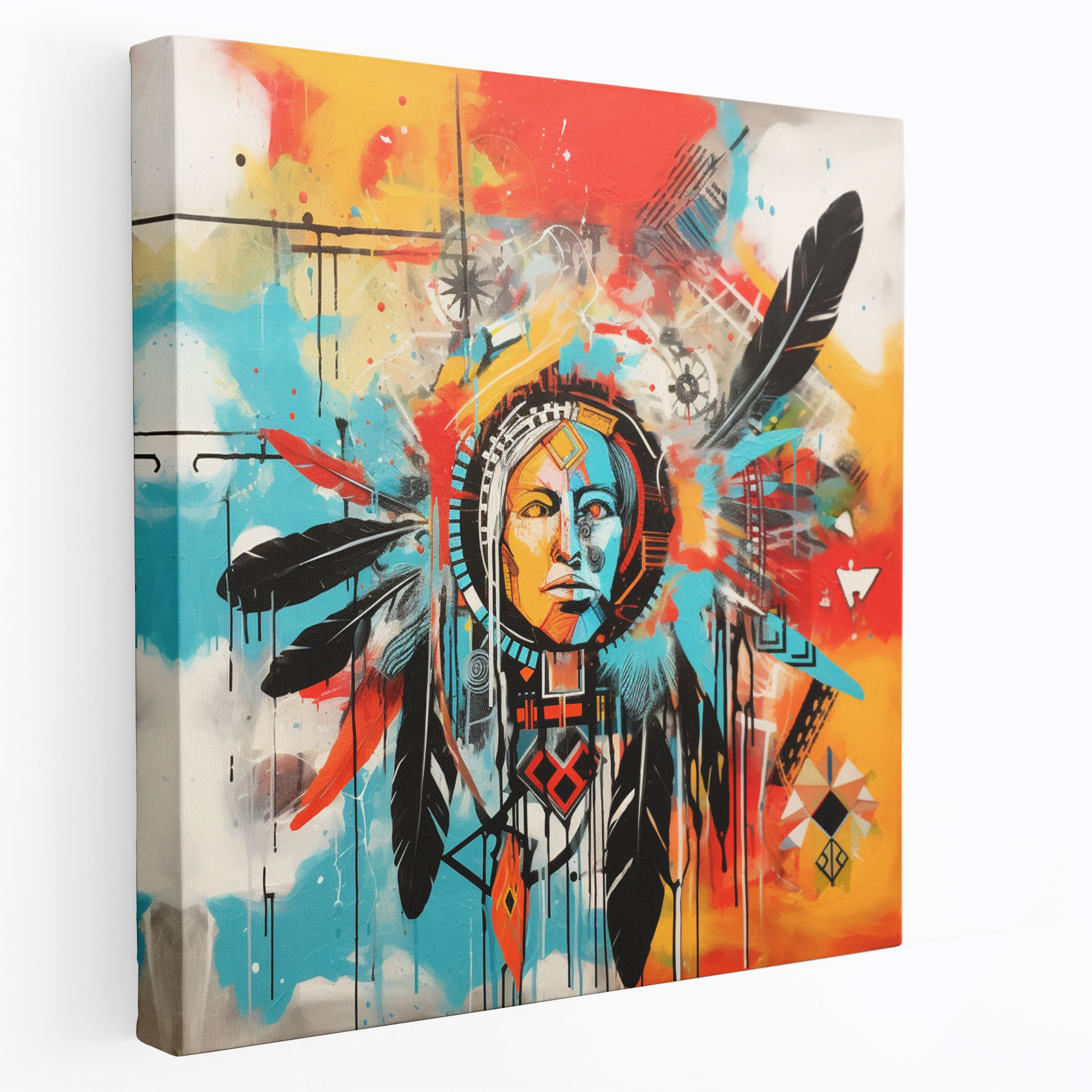 Southwest Symbols Canvas Print - Southwest, Canvas Wall Art, Canvas Print, Wall Art