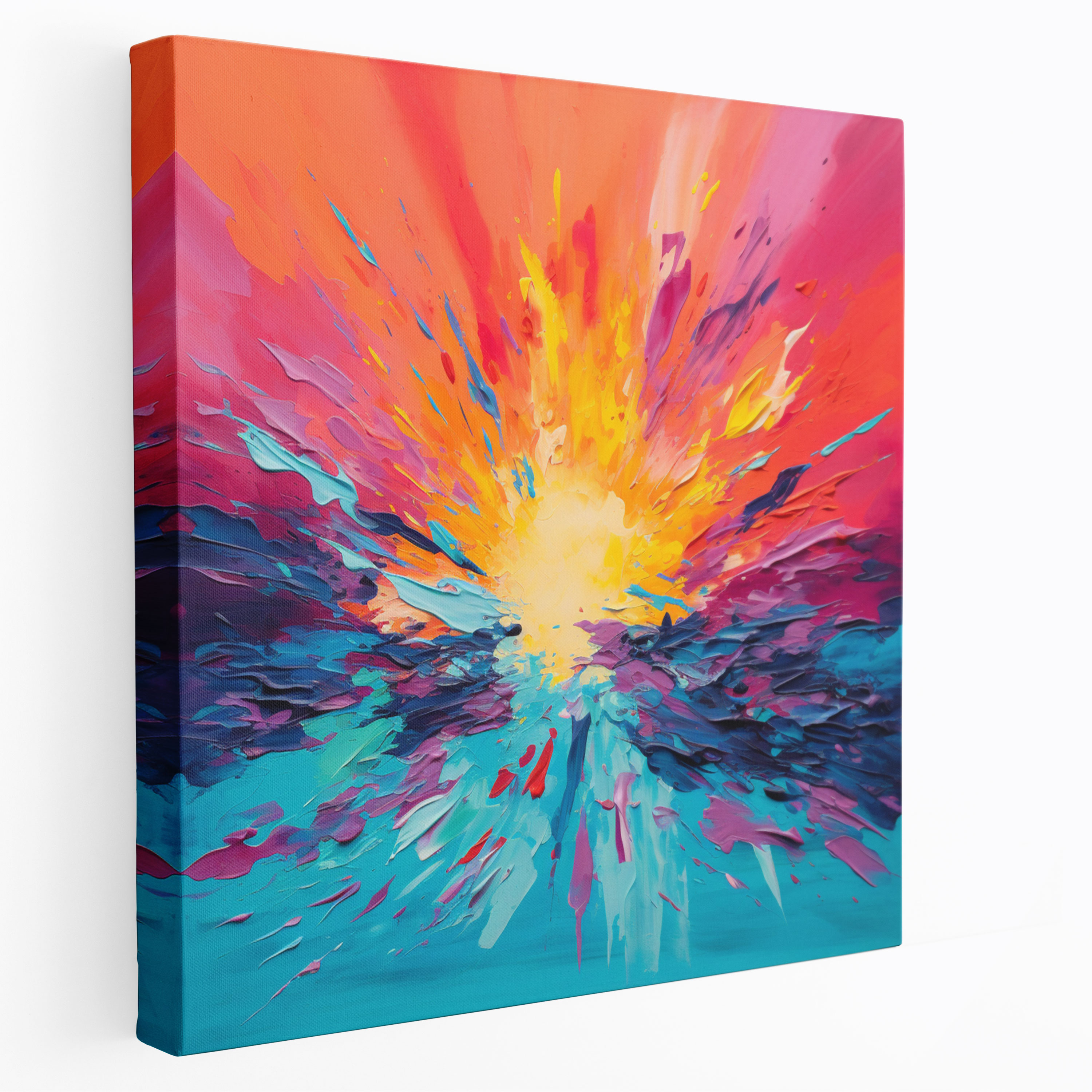 Southwest Sunset Abstract Canvas Print - Southwest, Canvas Wall Art, Abstract Art, Canvas