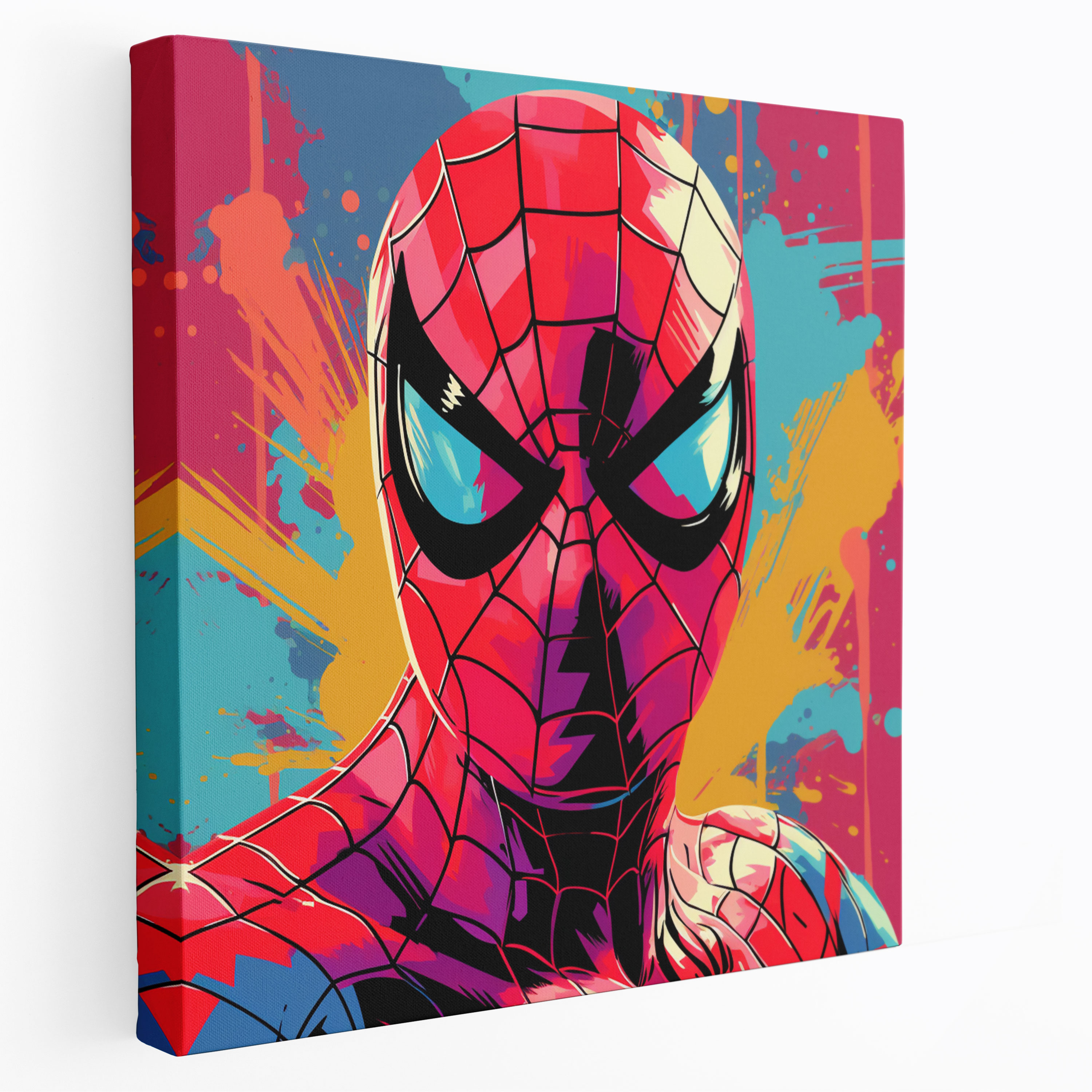 Spiderman Duvar Sanatı - Pop Sanat Tarzı Kanvas Tablo - Duvar Sanatı