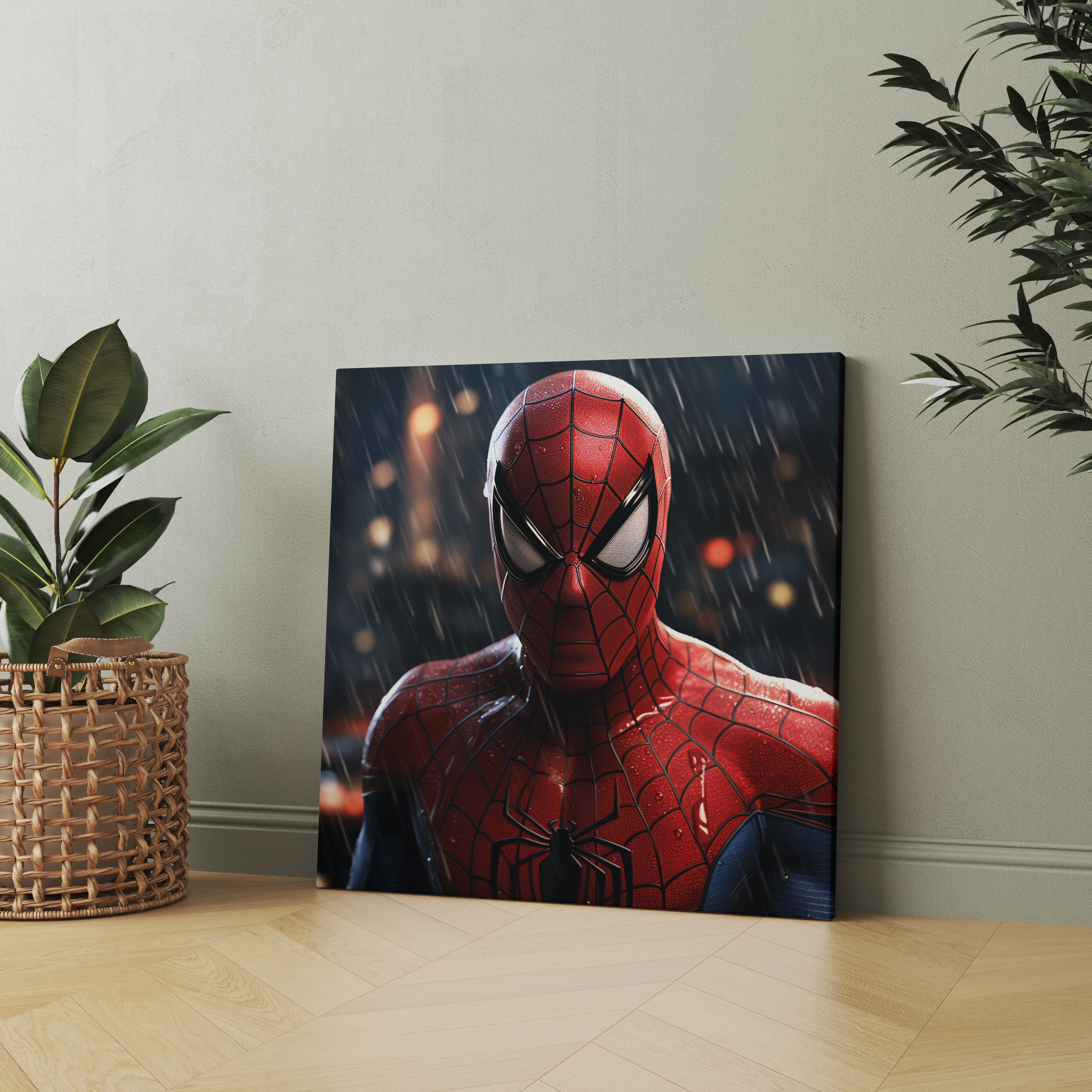 Spiderman Canvas Print - Photorealistic Wall Art - Spiderman, Canvas, Canvas Wall Art, Spiderman