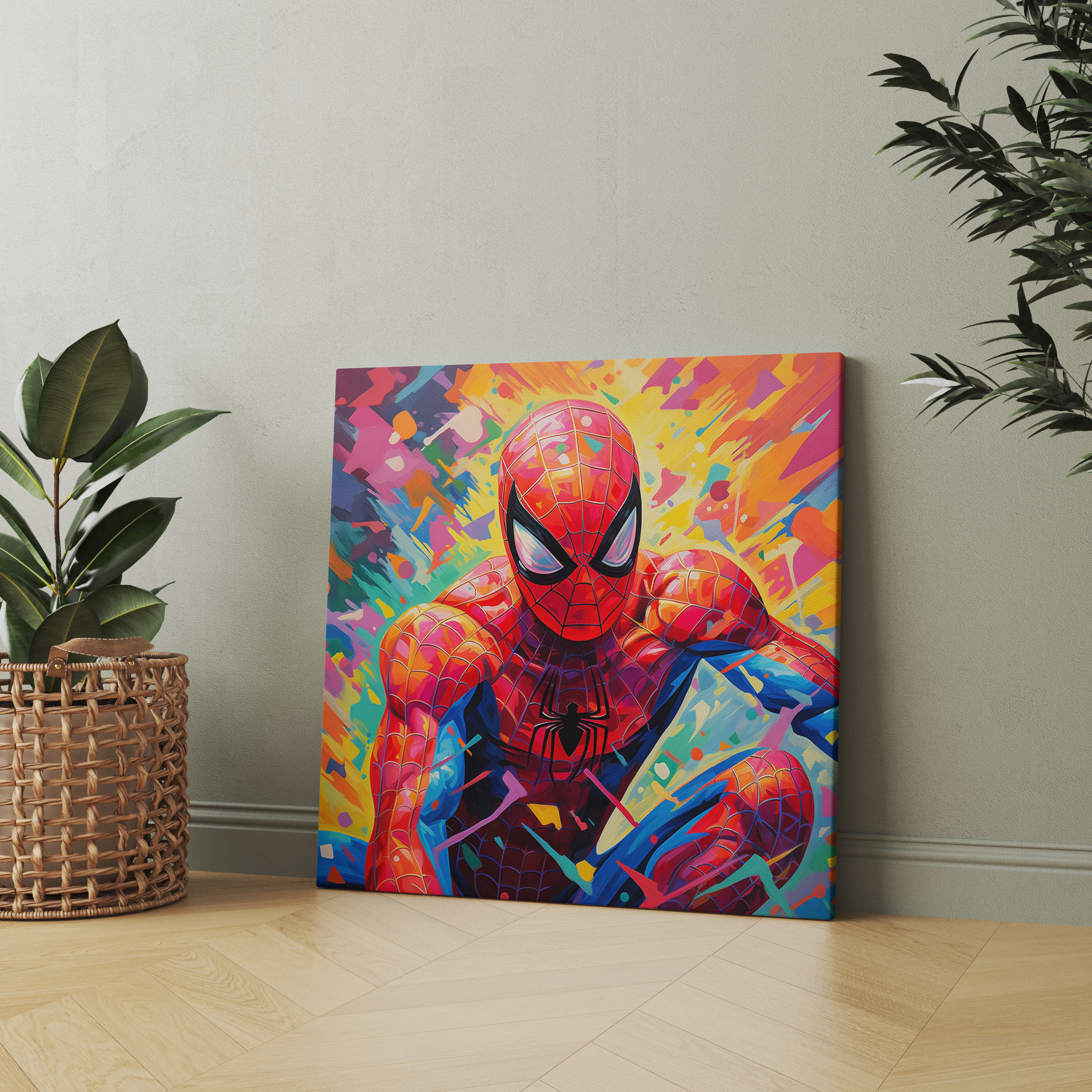 Spiderman Pop Art Wall Art - Spiderman, Energy, Fun, Home Decoration