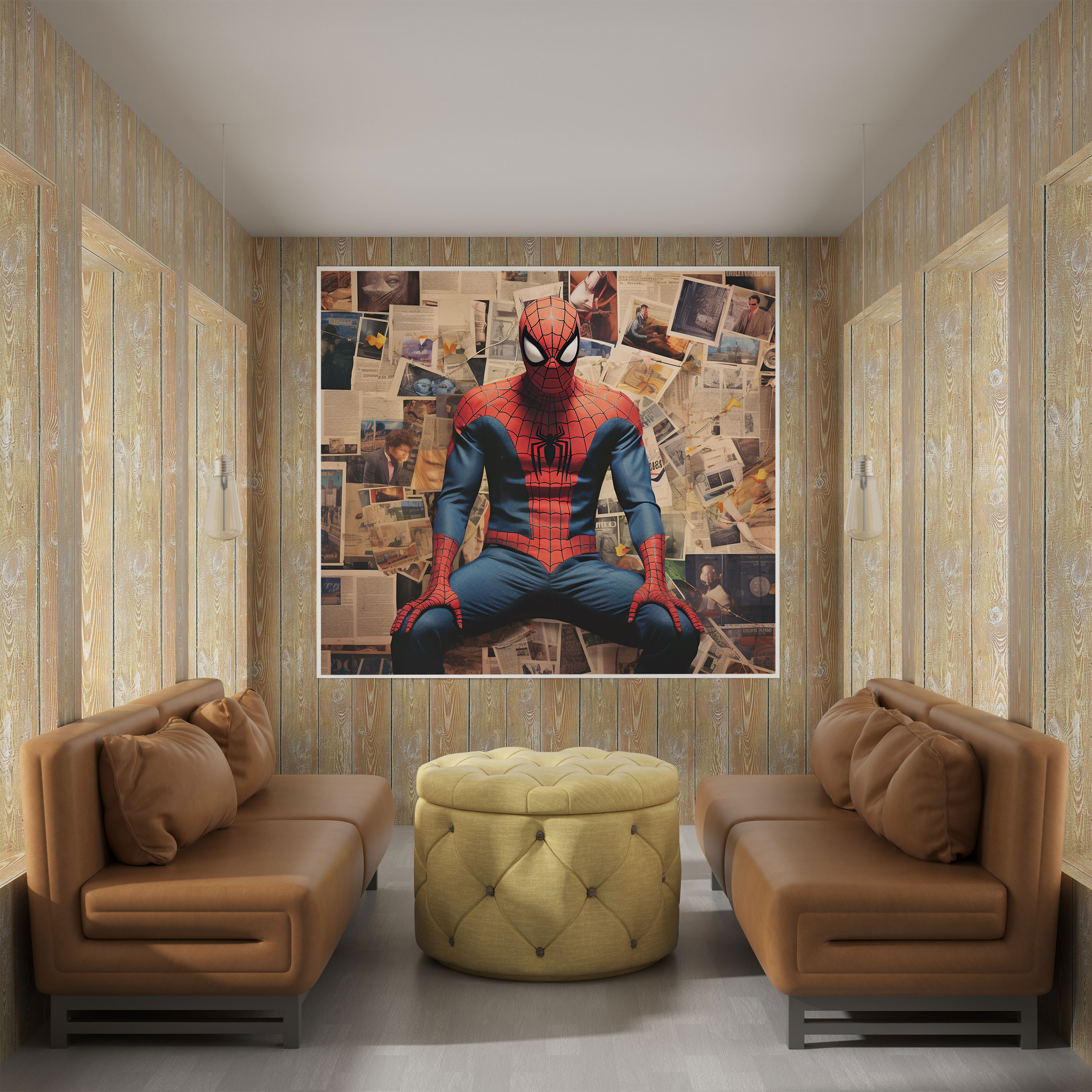 Spiderman Collage Wall Decoration - Spiderman, Spiderman, Home Decoration, Captivating