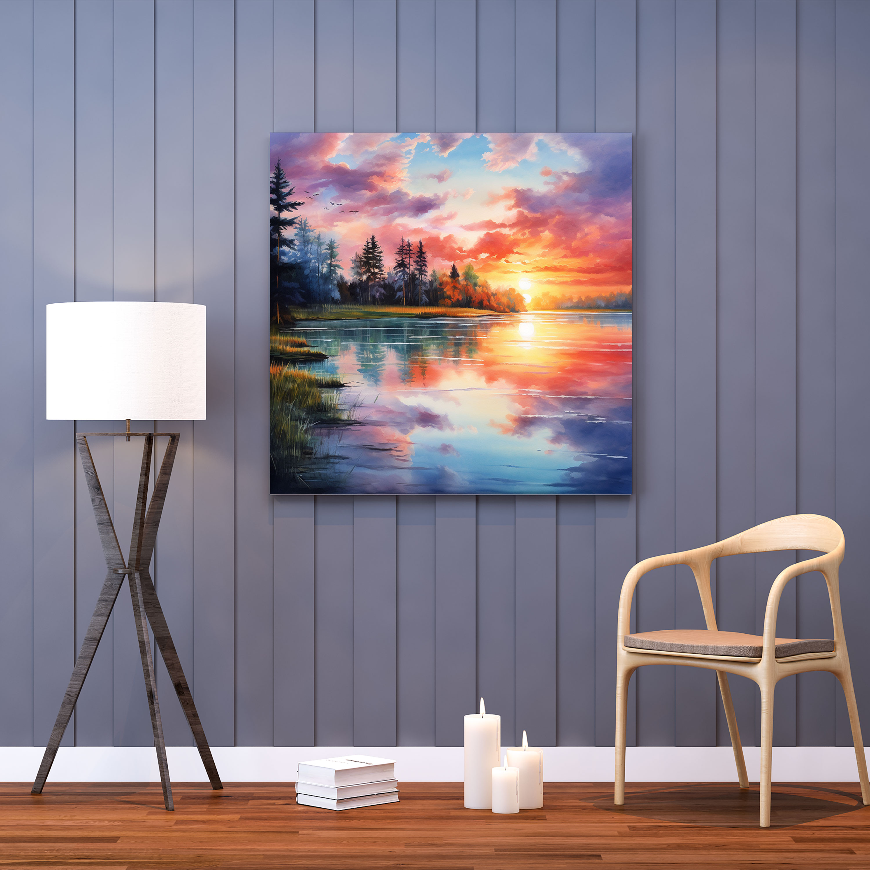 Spiritual Watercolor Canvas Print - Spiritual, Nature, Canvas Print, Home Decoration