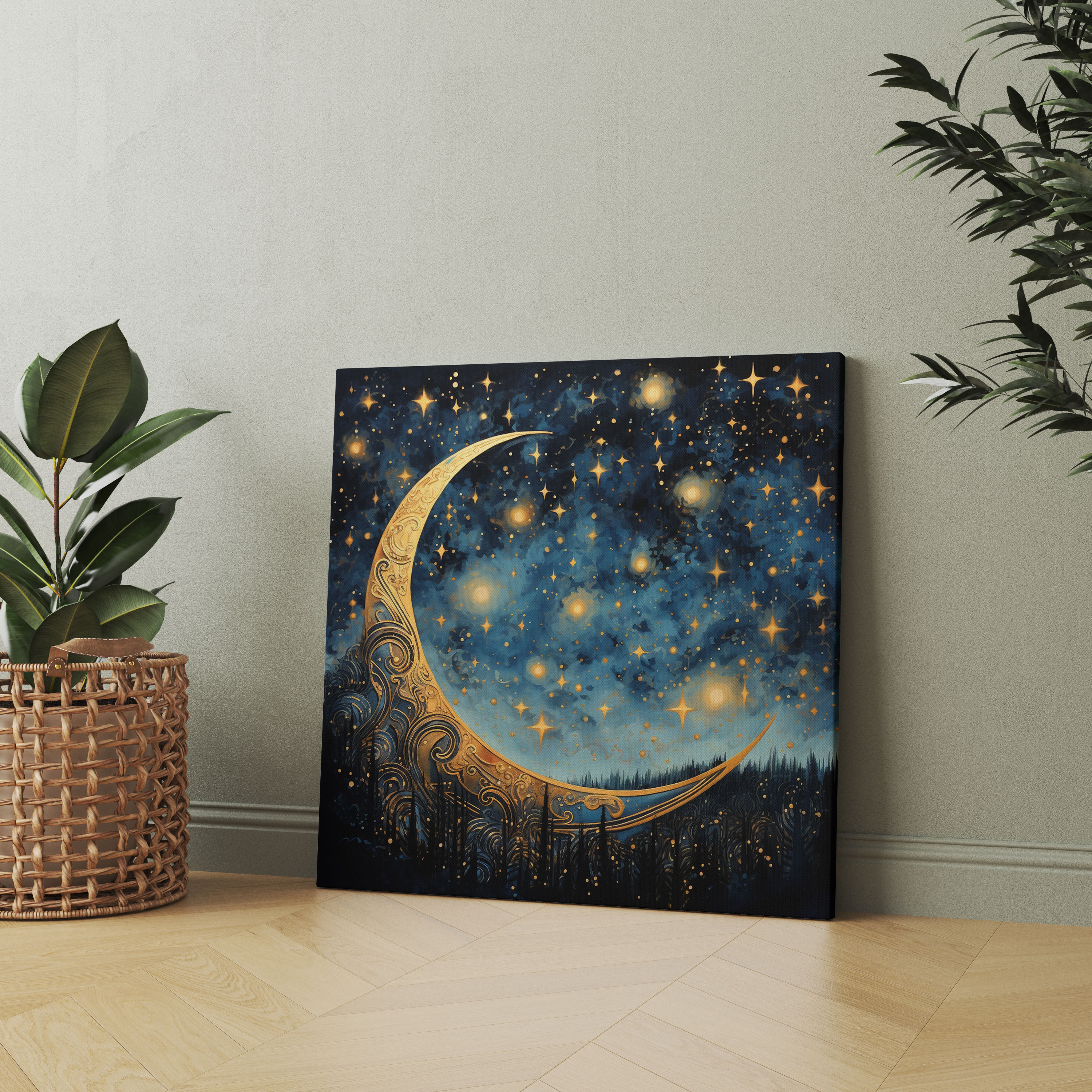 Celestial Spiritual Wall Art - Spiritual, Wall Decoration, Canvas Wall Art, Home Decoration