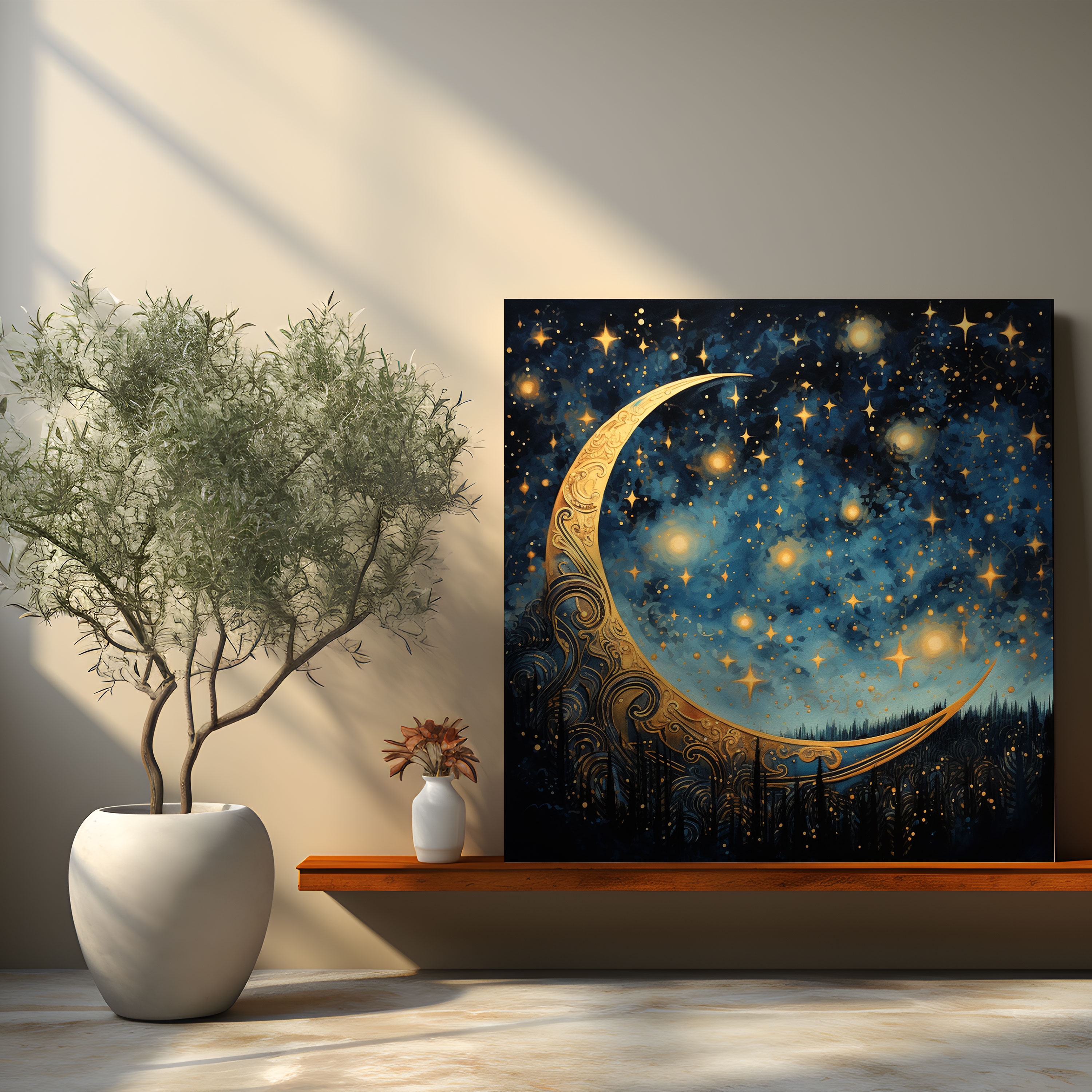 Celestial Spiritual Wall Art - Spiritual, Wall Decoration, Canvas Wall Art, Home Decoration