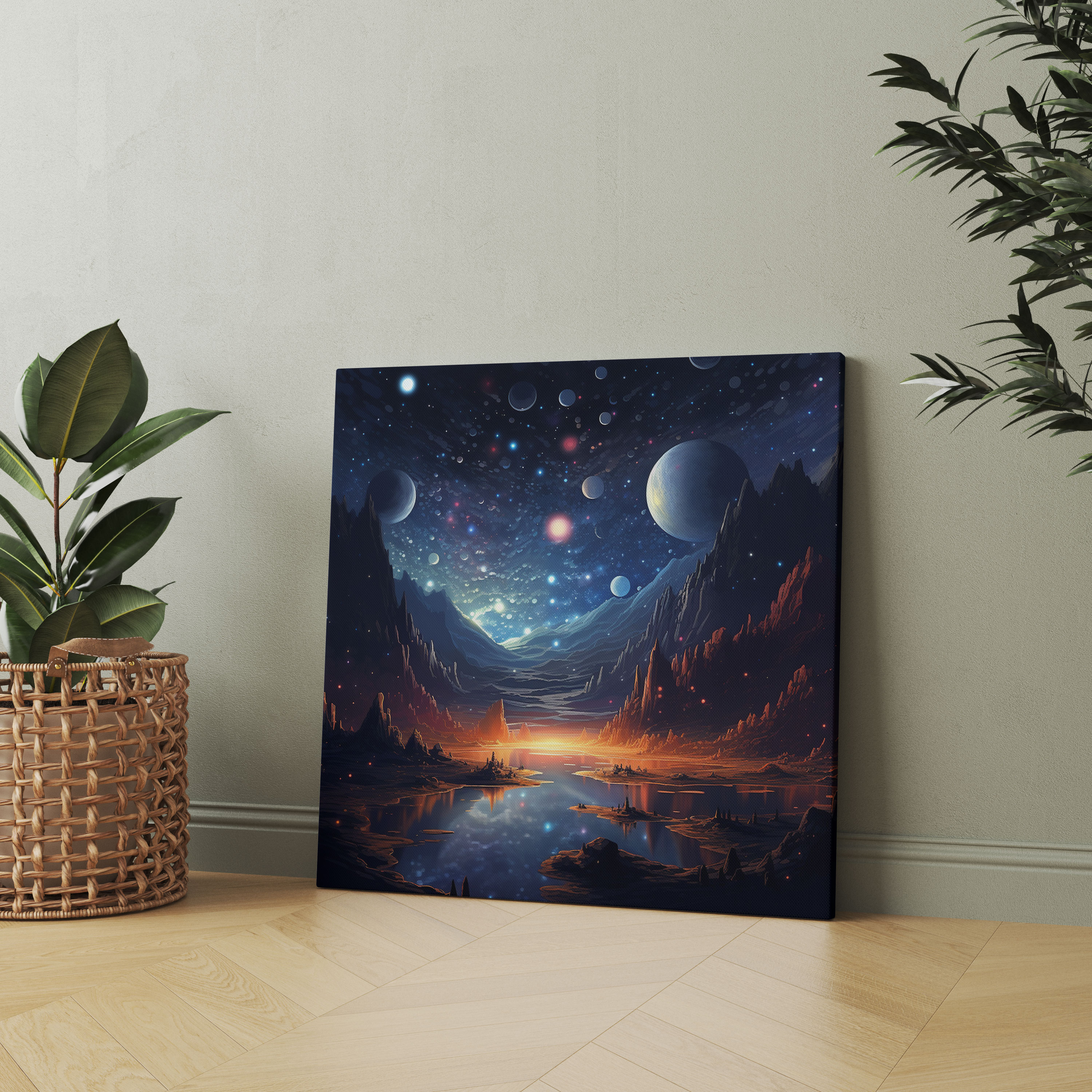 Celestial Spiritual Wall Art - Spiritual, Stars, Celestial, Wall Decoration