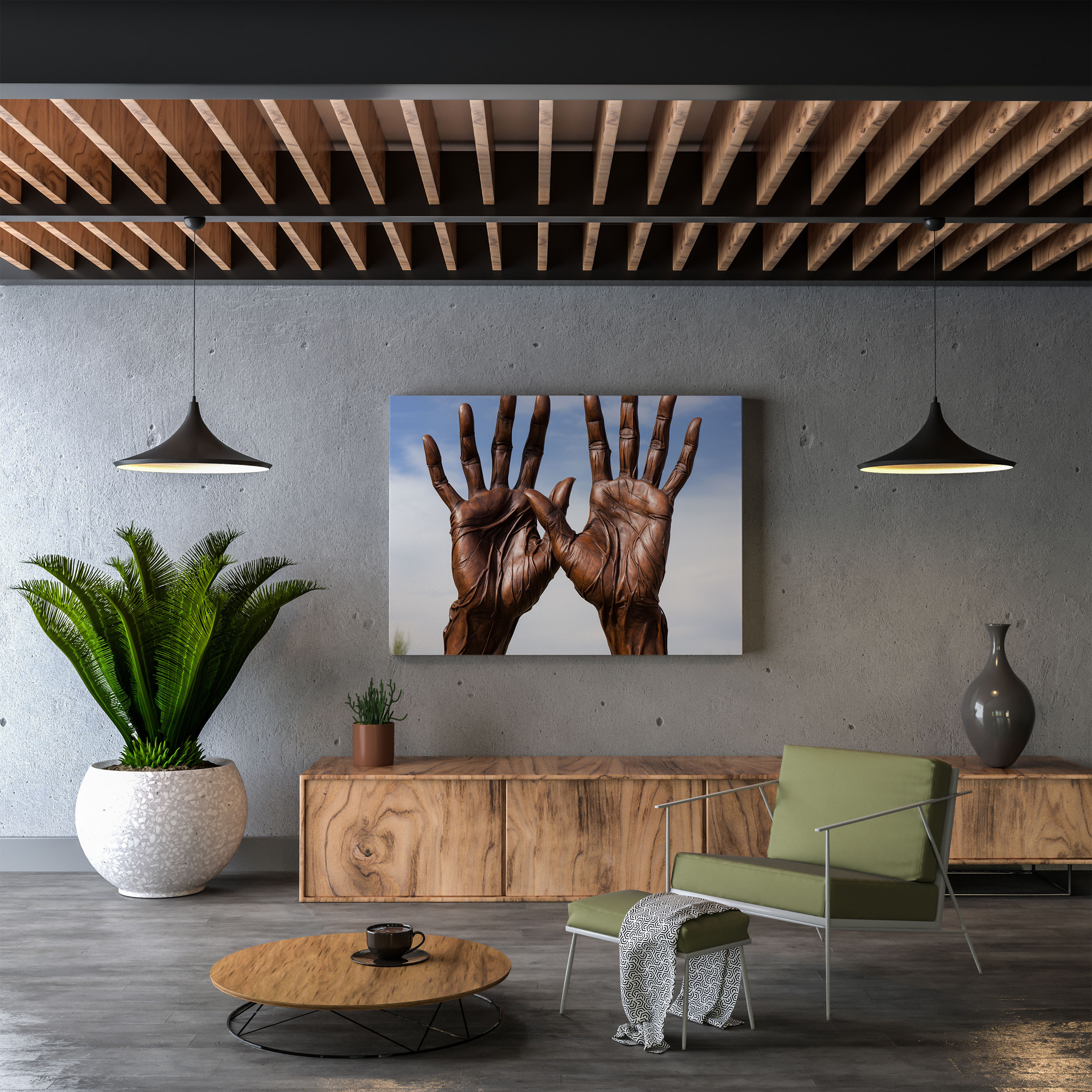 Interconnected Spiritual Wall Art - Spiritual, Canvas, Hands, Interconnected