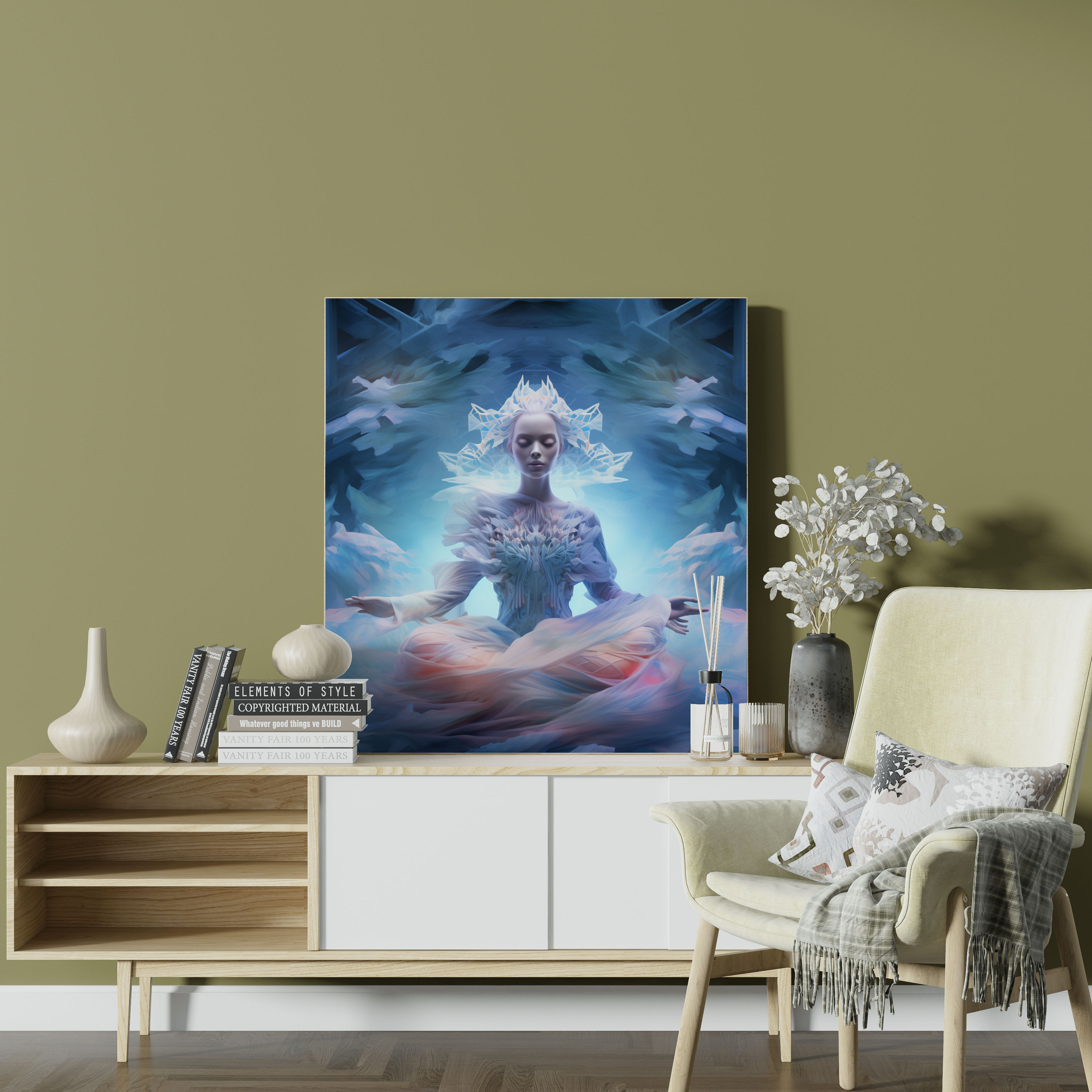 Ethereal Spiritual Wall Art - Spiritual, Home Decoration, Mysticism, Wall Decoration