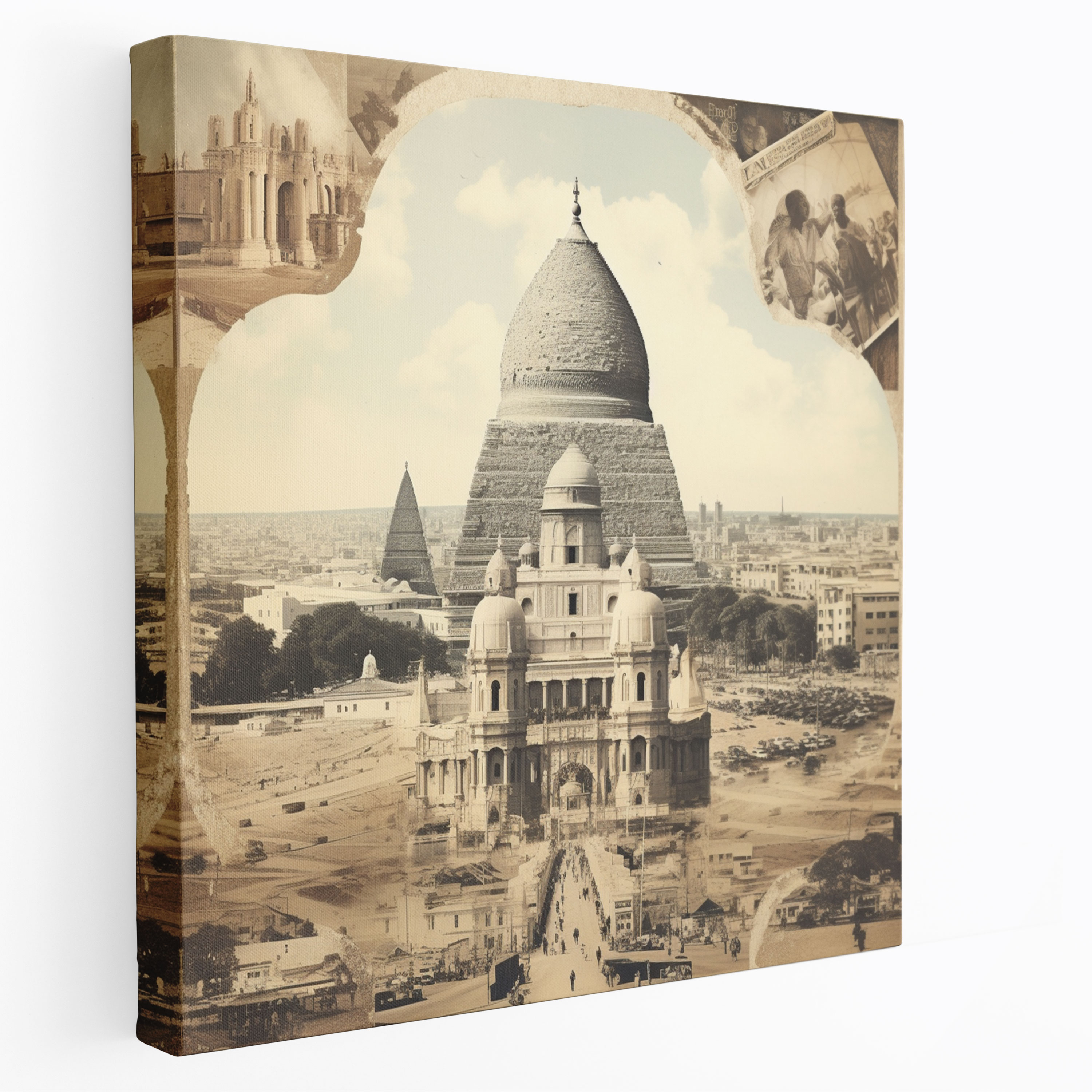 Journey Through Spirituality Canvas Print - Spiritual, Wall Decoration, Canvas, Vintage Photographs