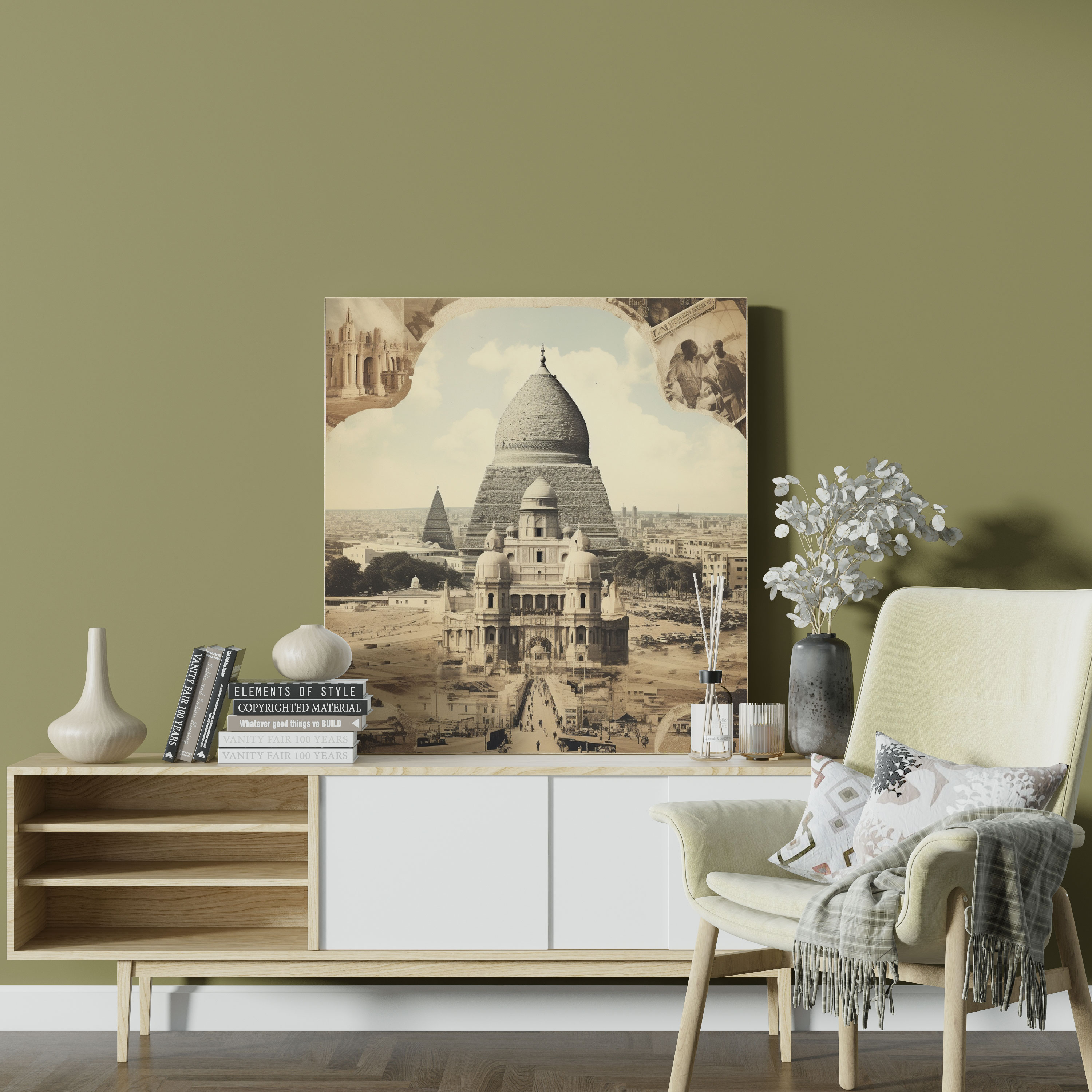 Journey Through Spirituality Canvas Print - Spiritual, Wall Decoration, Canvas, Vintage Photographs