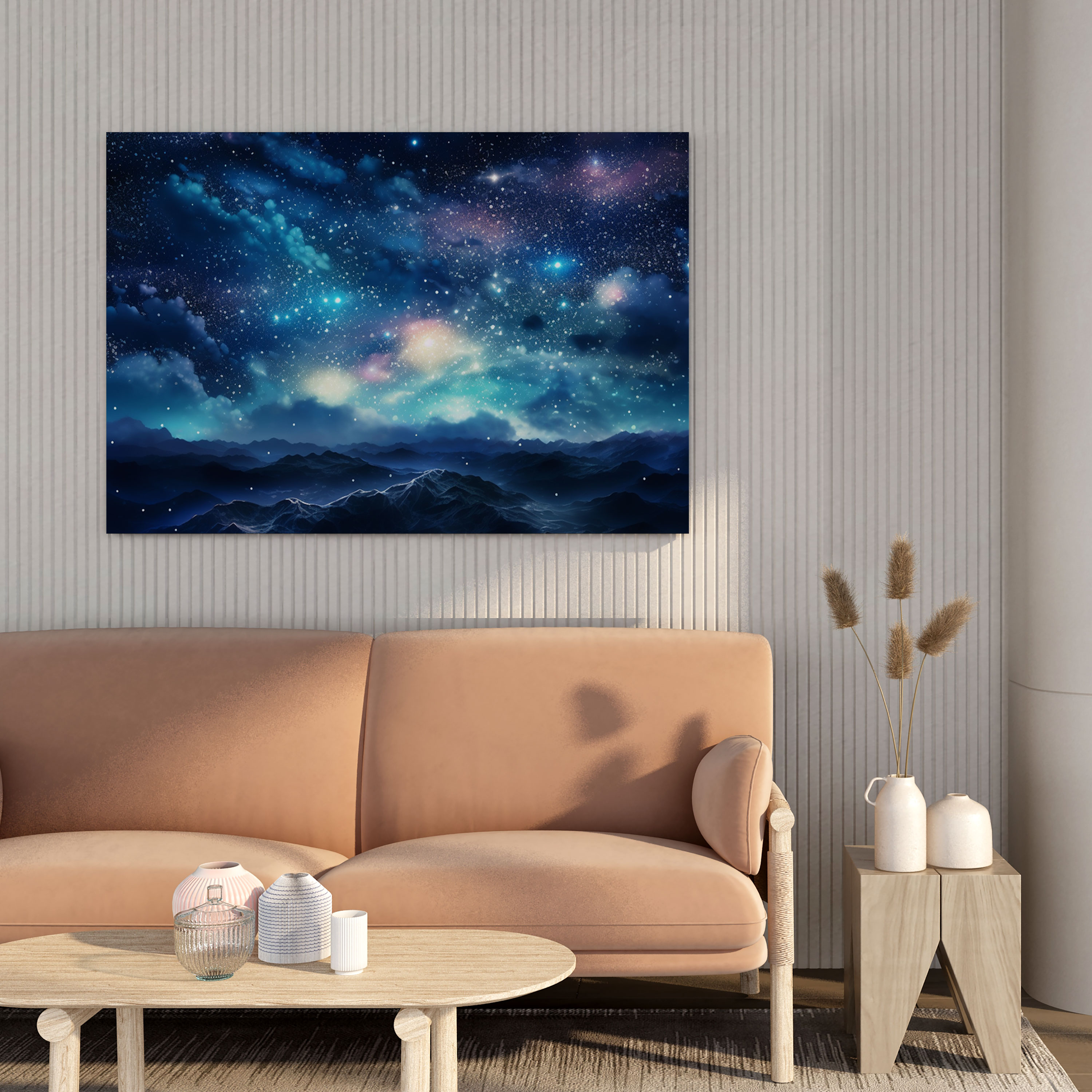 Spiritual Canvas Print - Celestial Night Sky Wall Art - Spiritual, Wall Art, Canvas, Canvas Print