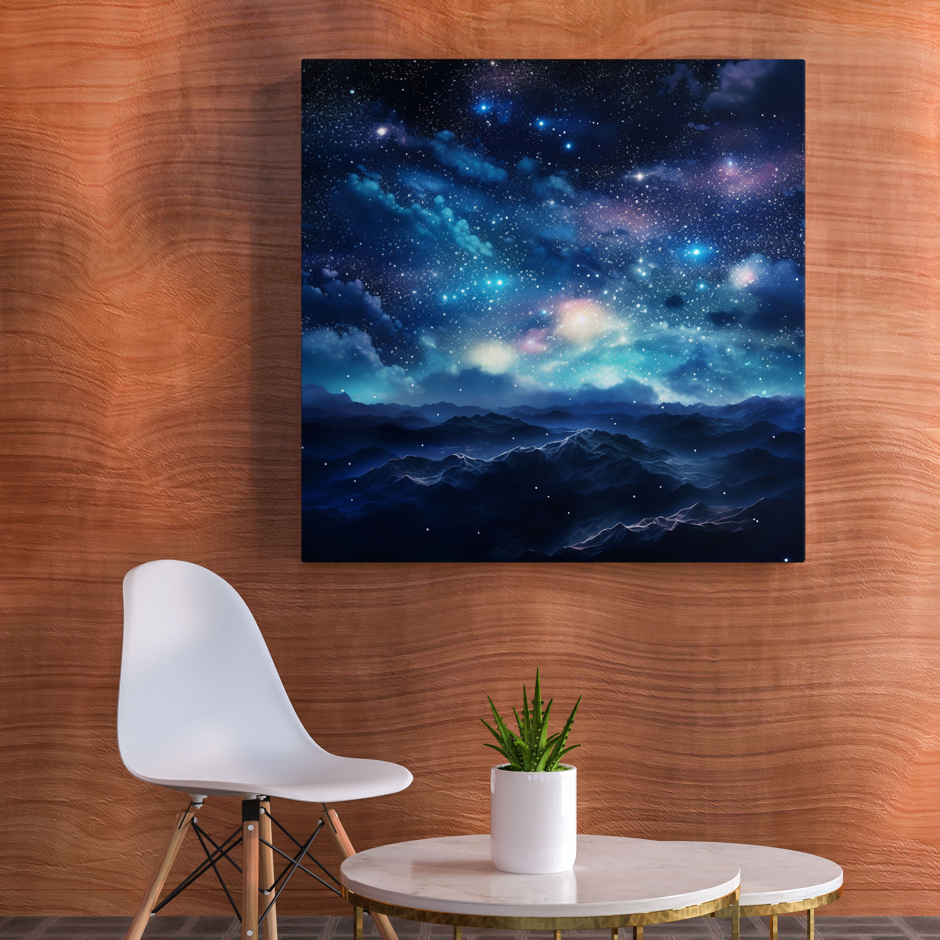 Spiritual Canvas Print - Celestial Night Sky Wall Art - Spiritual, Wall Art, Canvas, Canvas Print