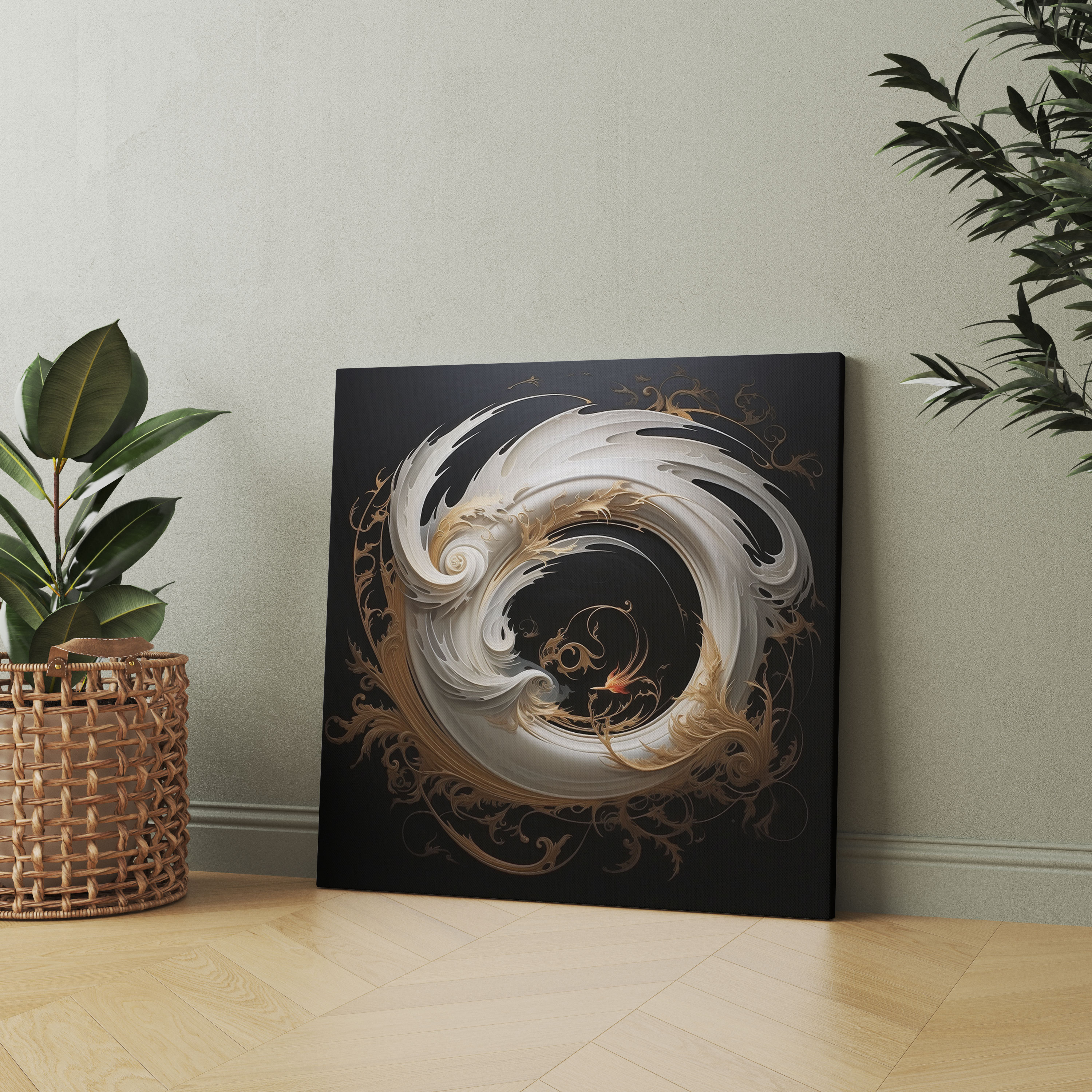 Spiritual Canvas Print - Wisdom Calligraphy Wall Art - Spiritual, Canvas, Spiritual, Canvas Print