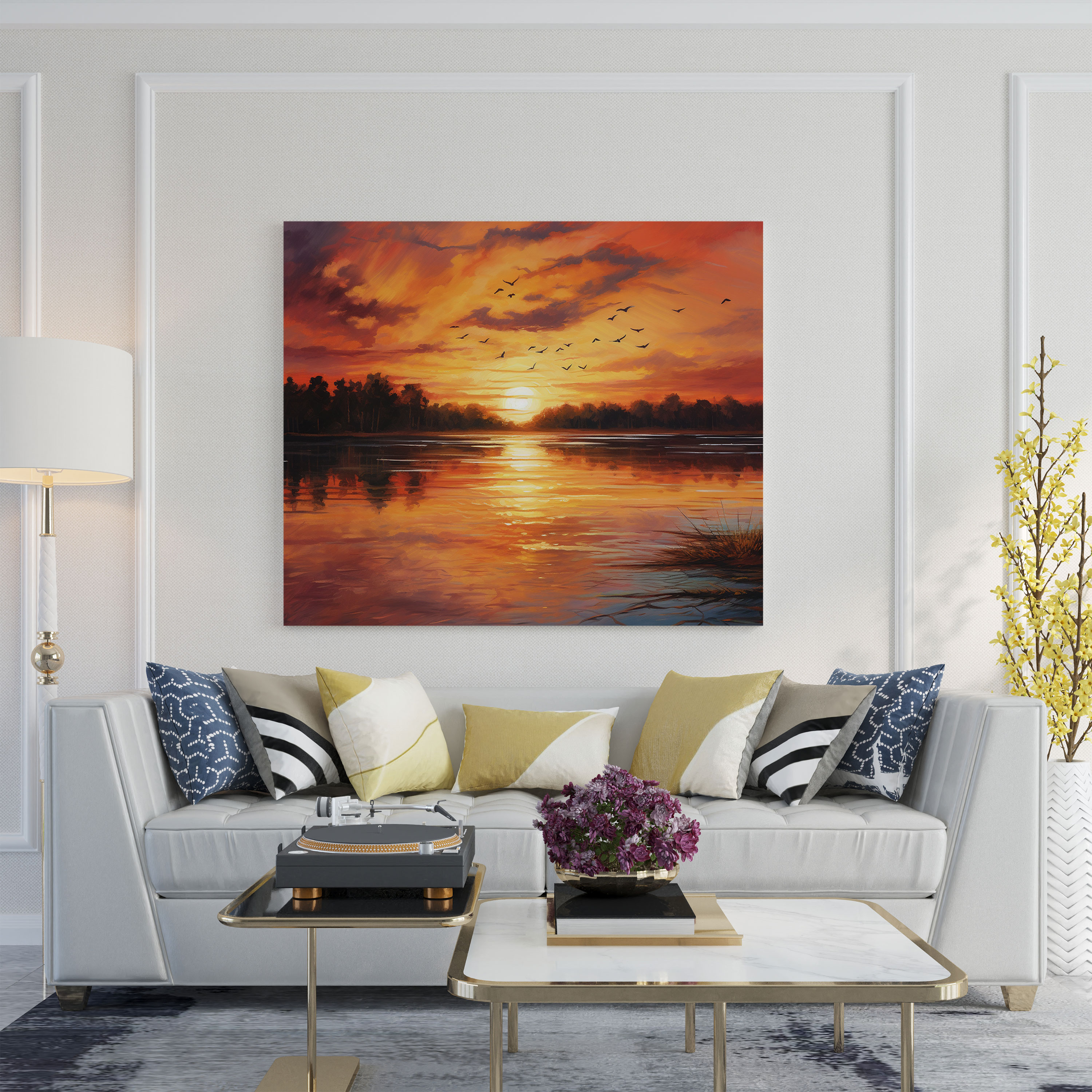Unity Of Nature Canvas Print - Spiritual, Canvas Wall Art, Serenity, Spiritual