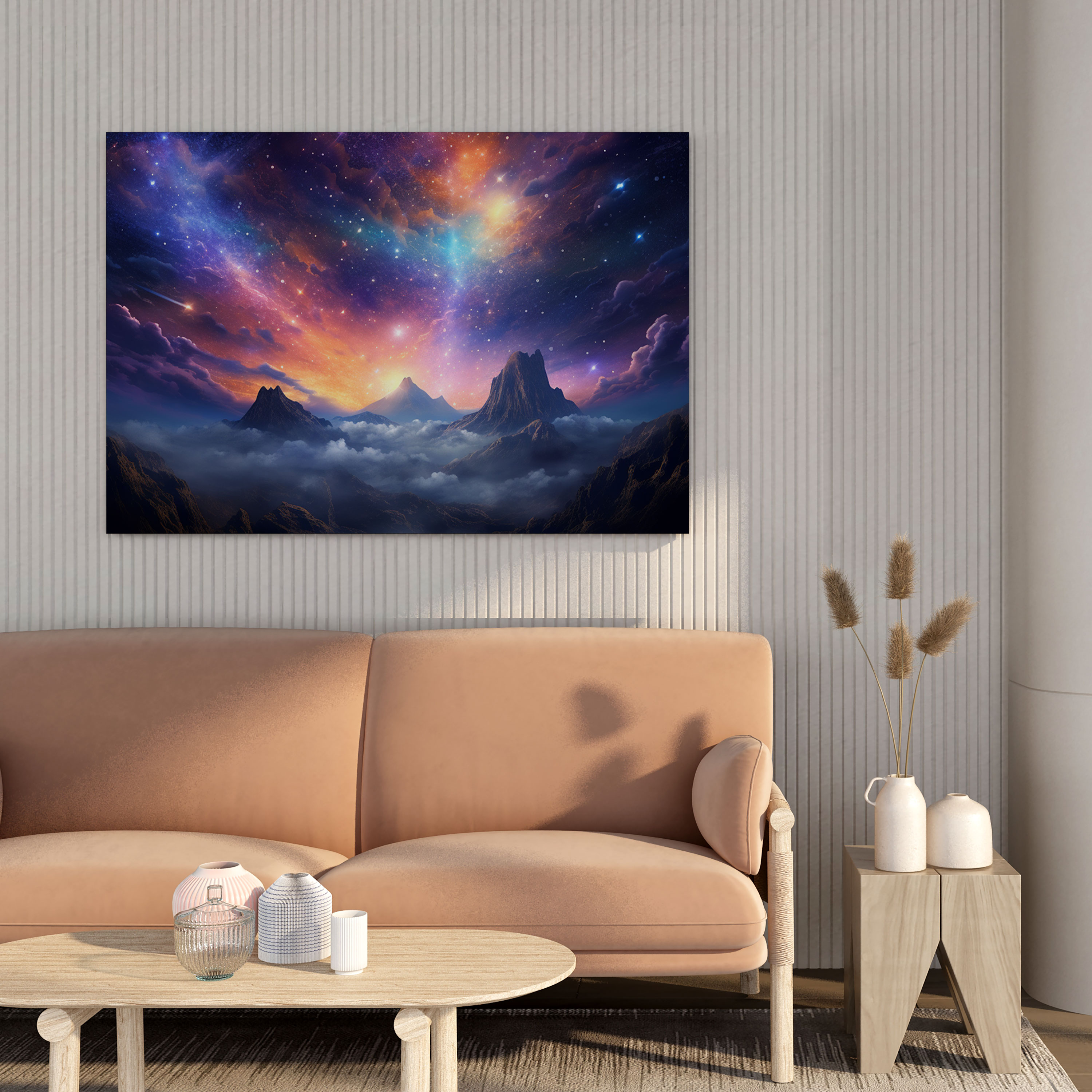 Celestial Spirit Wall Decoration - Spiritual, Wall Decoration, Celestial Scene, Stars